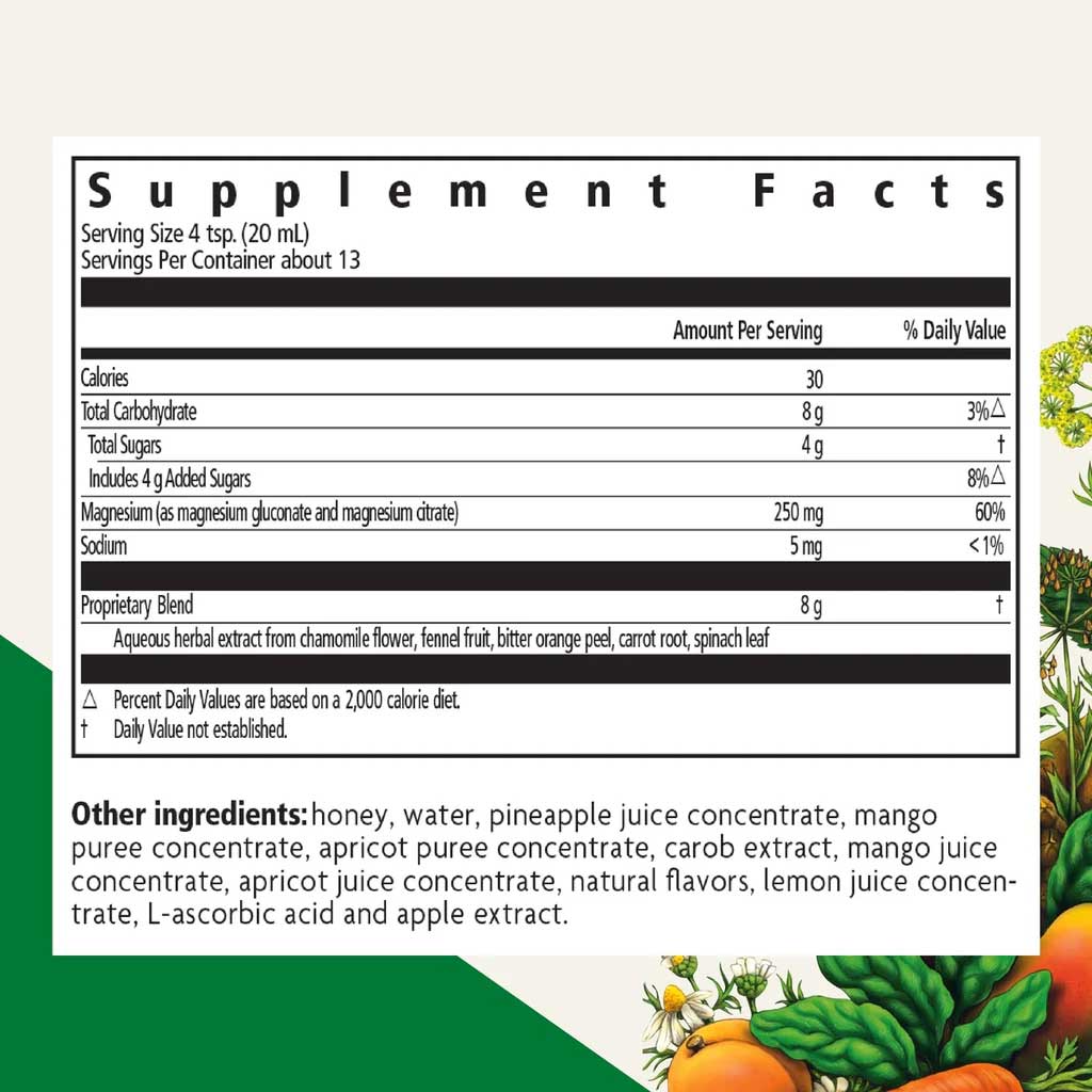 Floradix (Salus) Magnesium Liquid Mineral Formula Ingredients