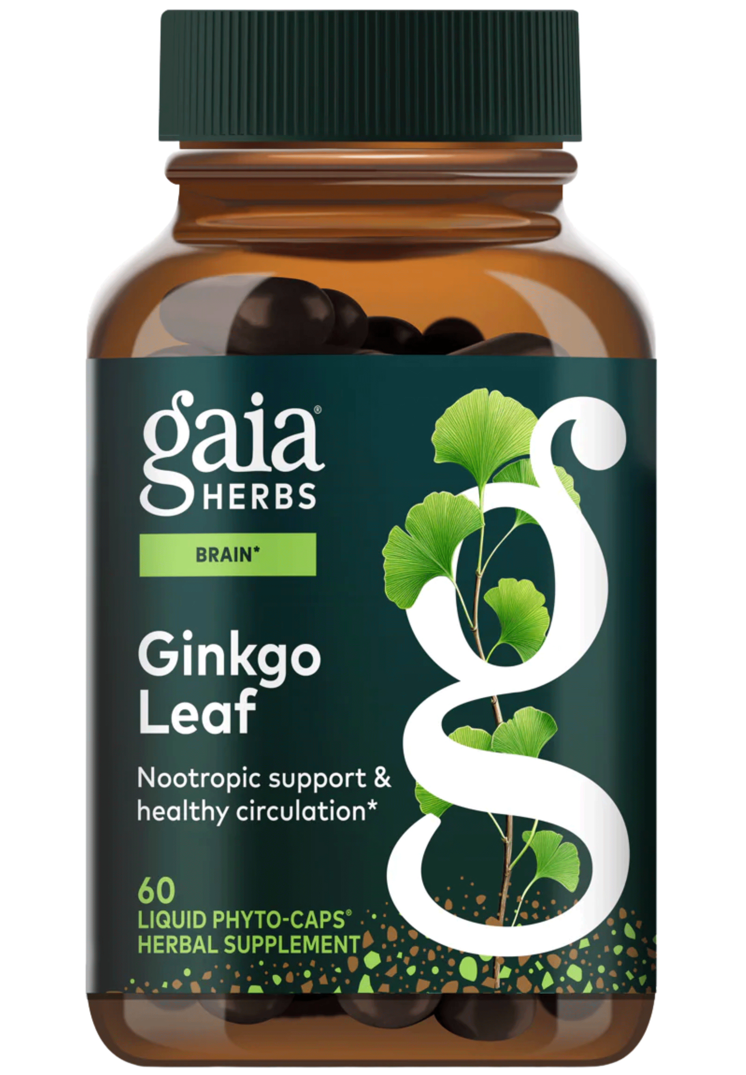 Gaia Herbs Ginkgo Leaf Capsules