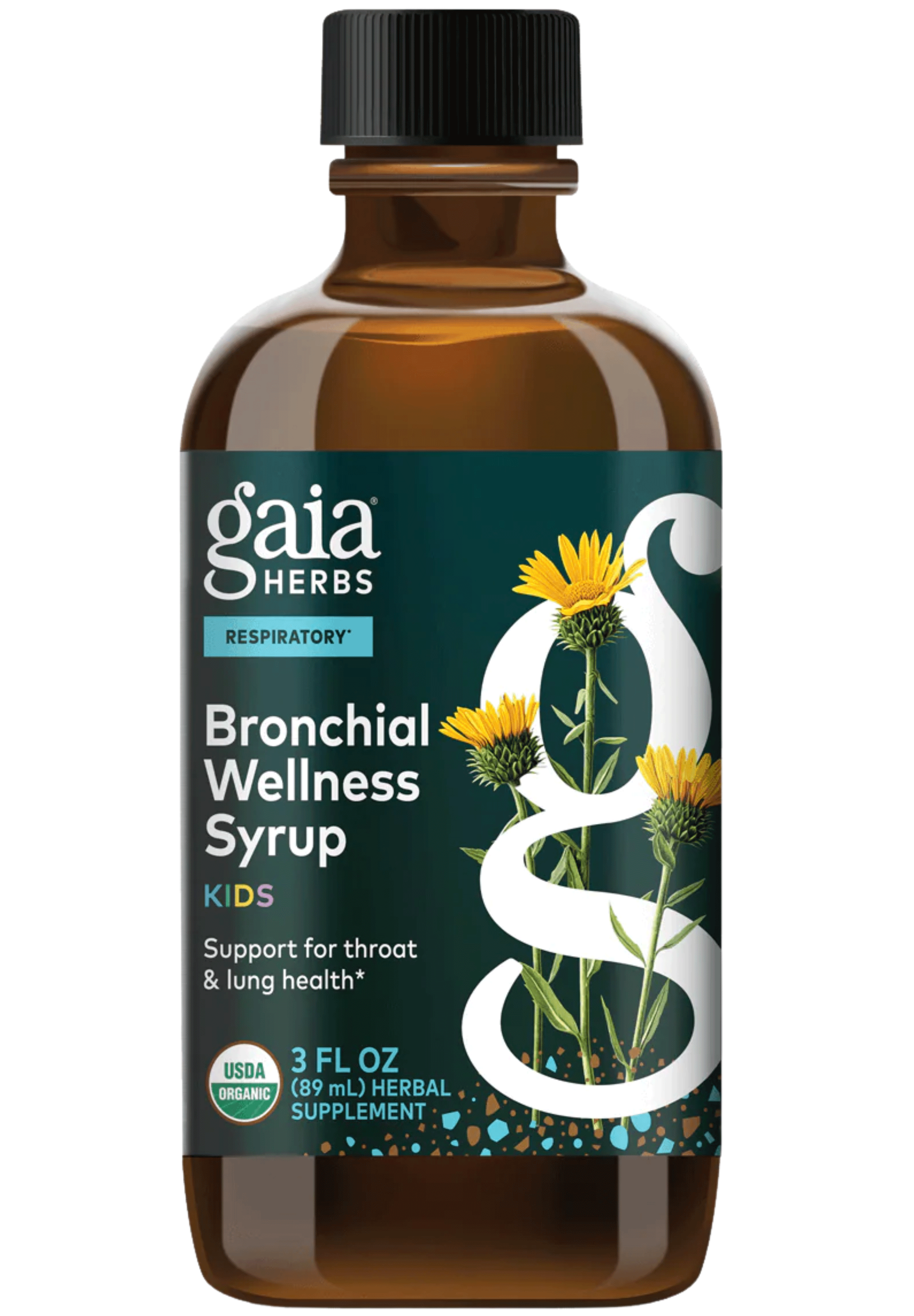 Gaia Herbs Kids Bronchial Wellness Syrup