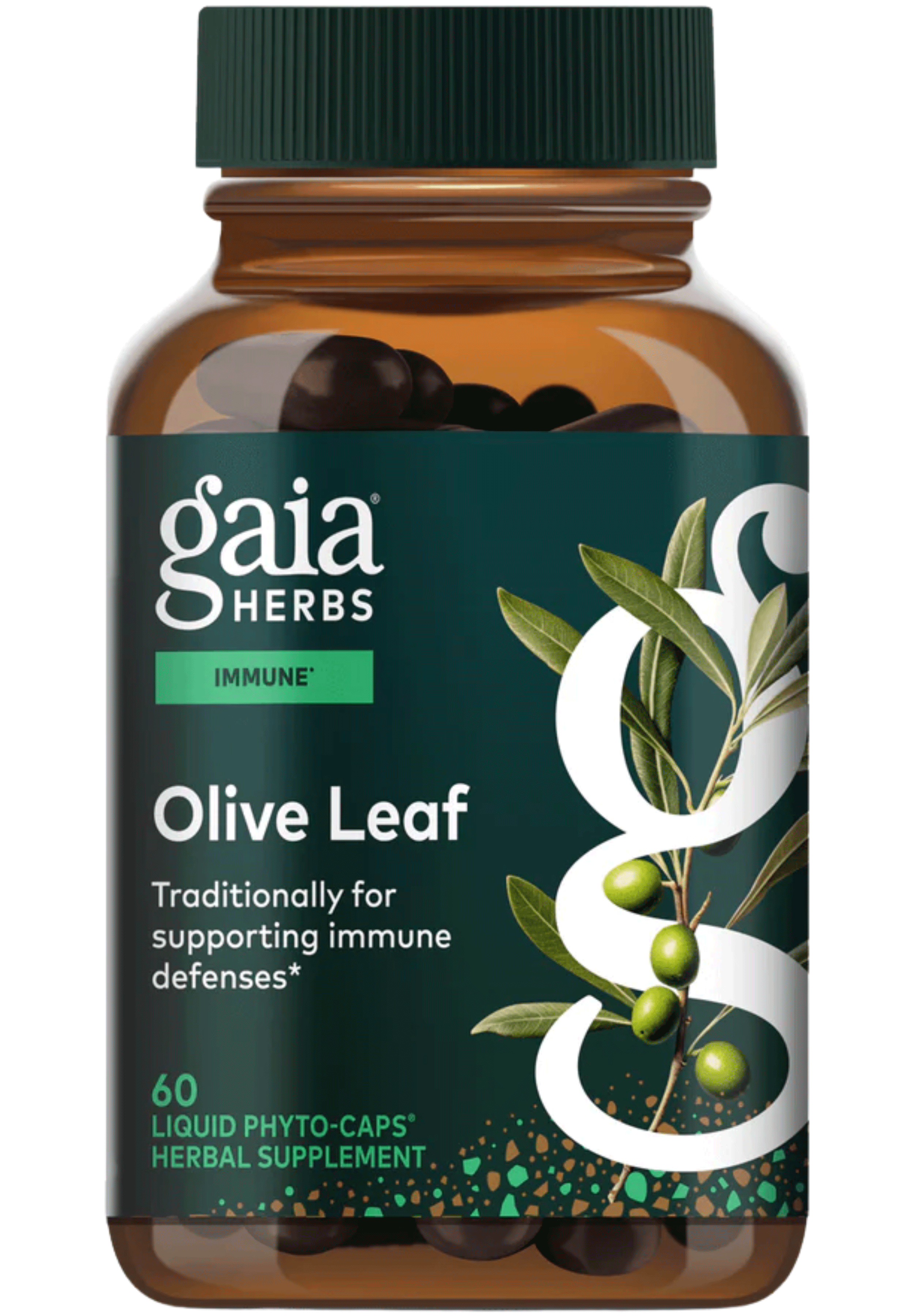 Gaia Herbs Olive Leaf Capsules