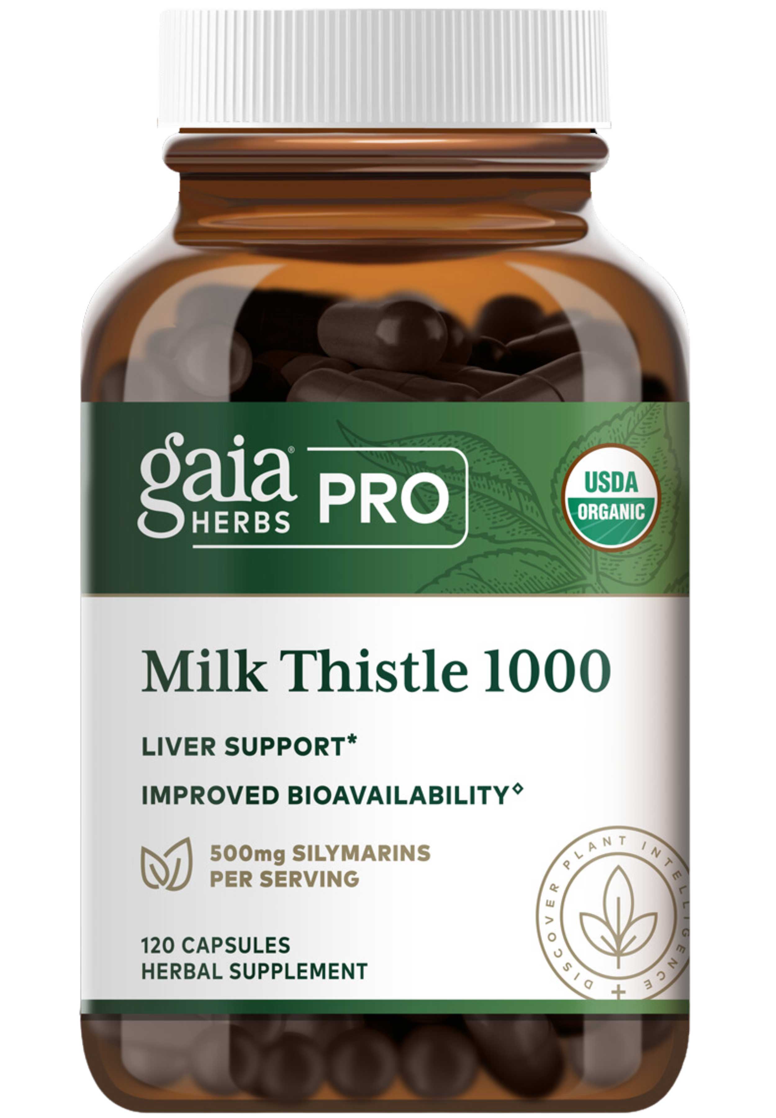 Gaia Herbs Professional Solutions Milk Thistle 1000