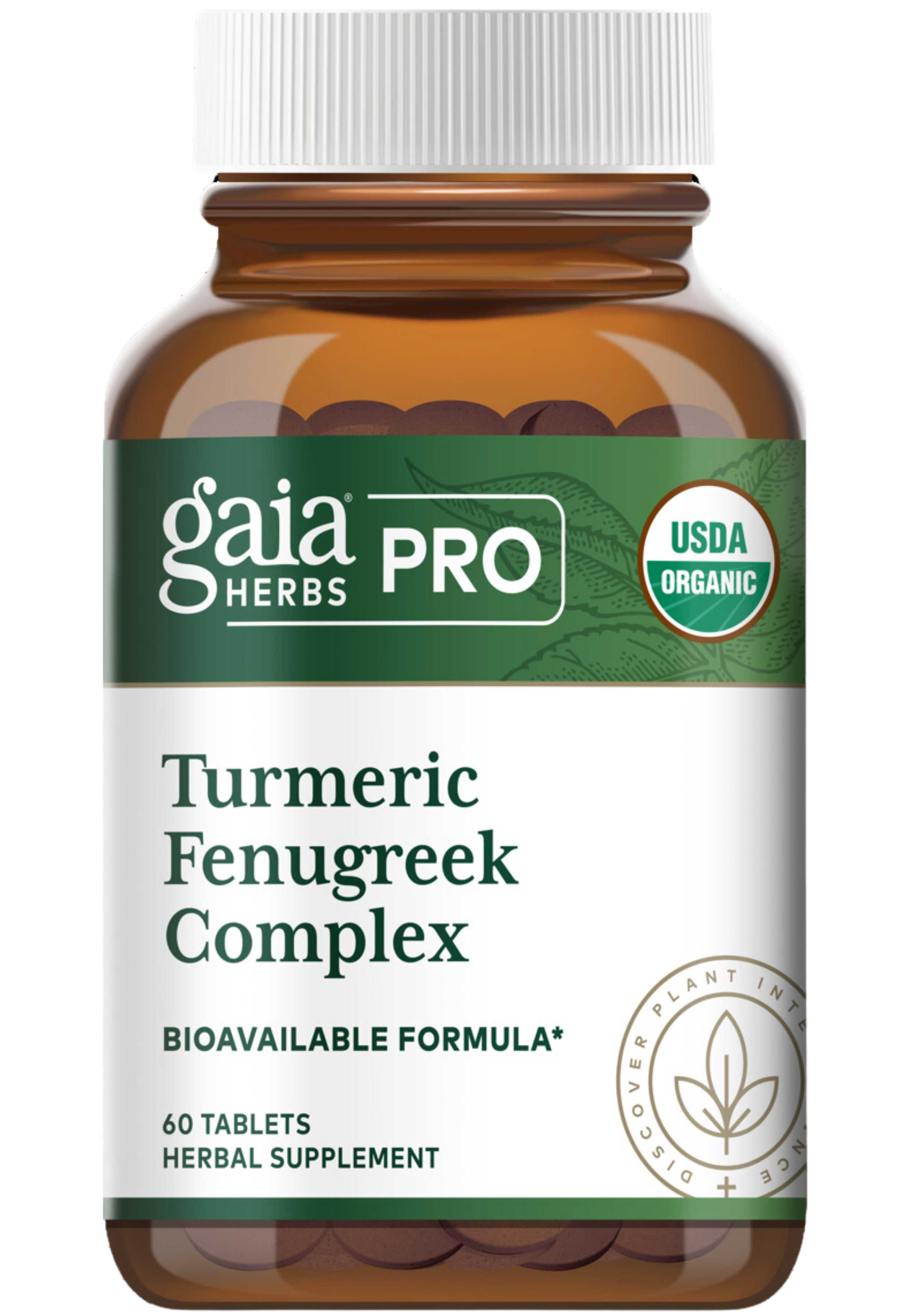 Gaia Herbs Professional Solutions Turmeric Fenugreek Complex