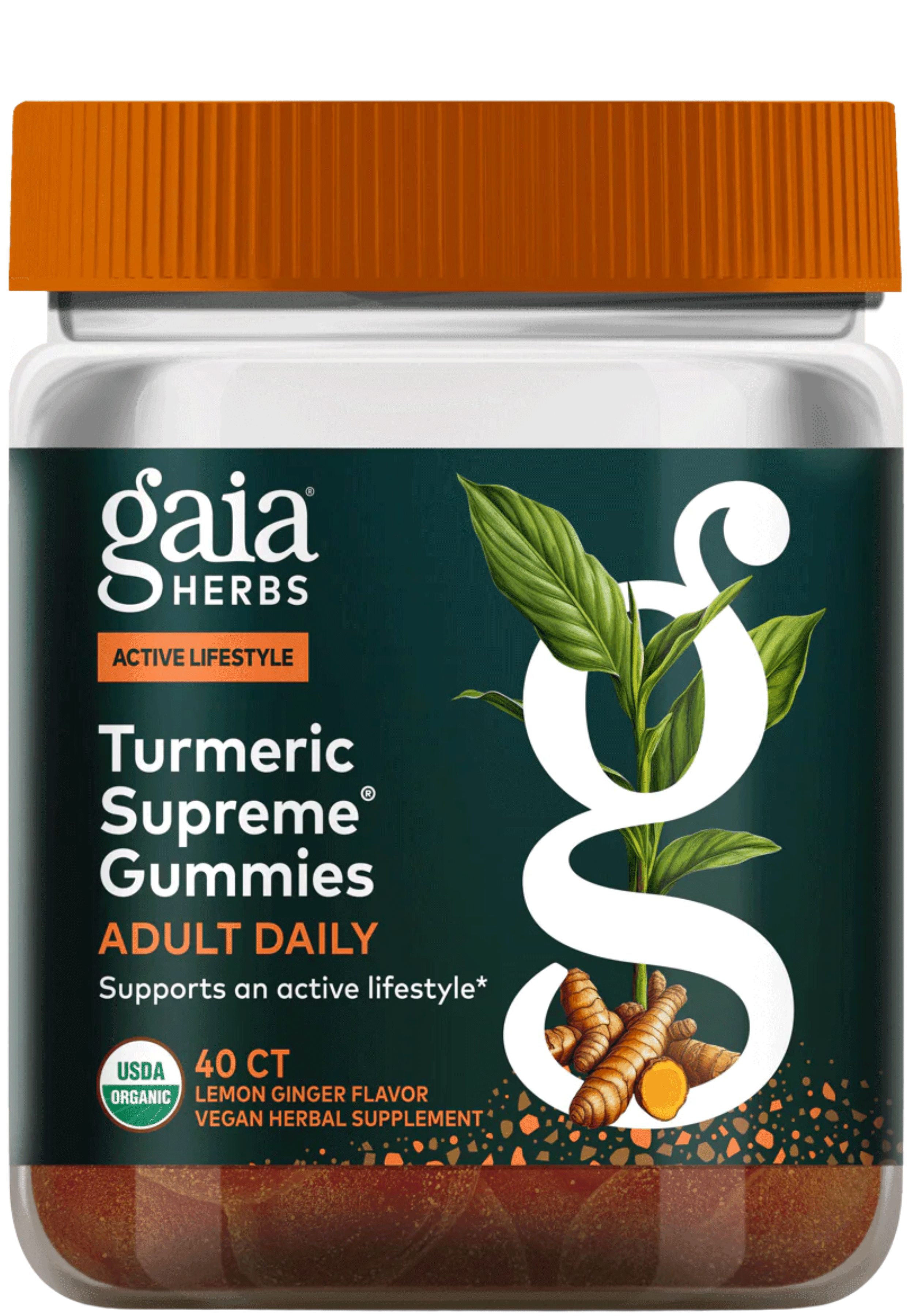 Gaia Herbs Turmeric Supreme Gummies Adult Daily