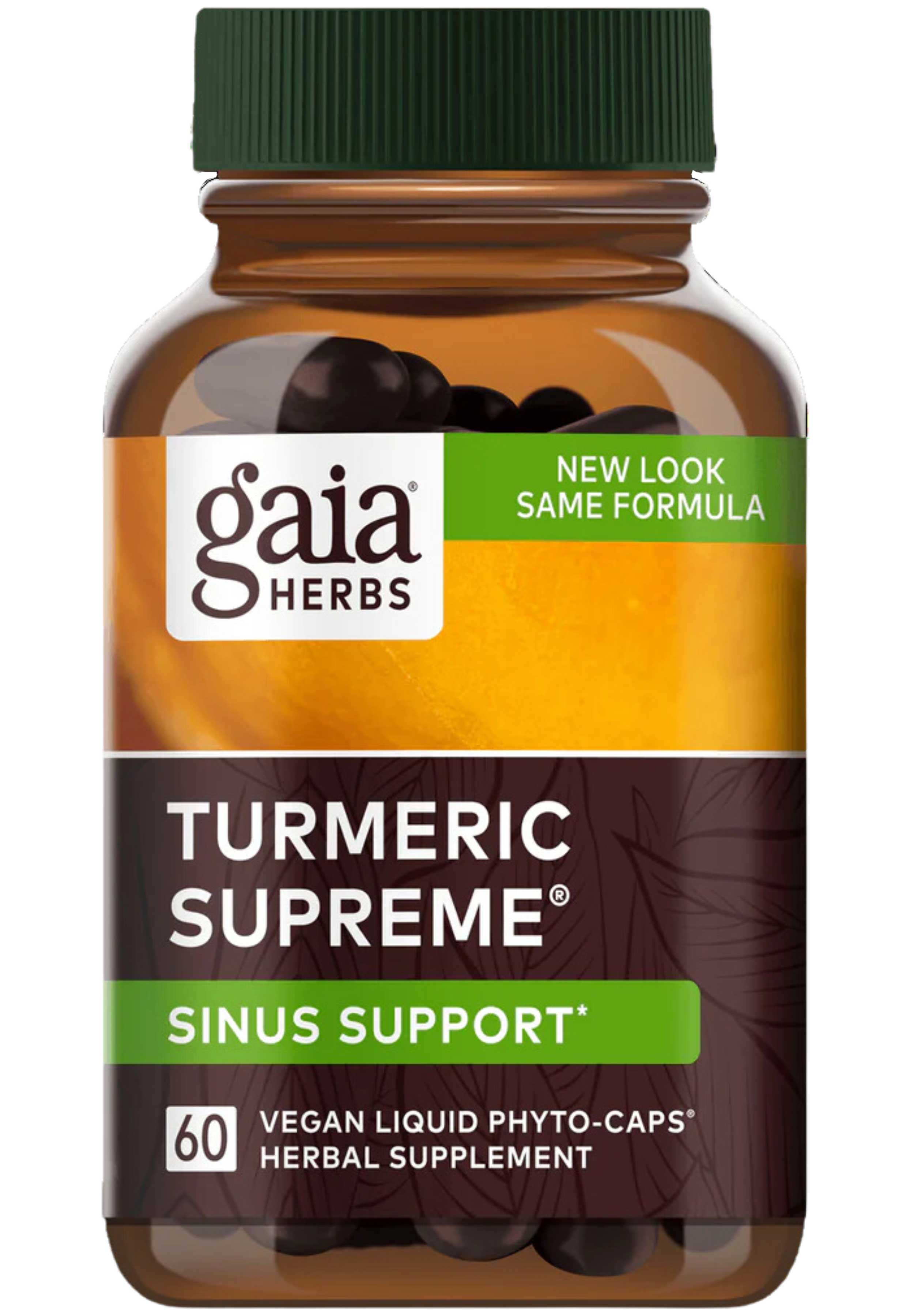 Gaia Herbs Turmeric Supreme - Sinus Support