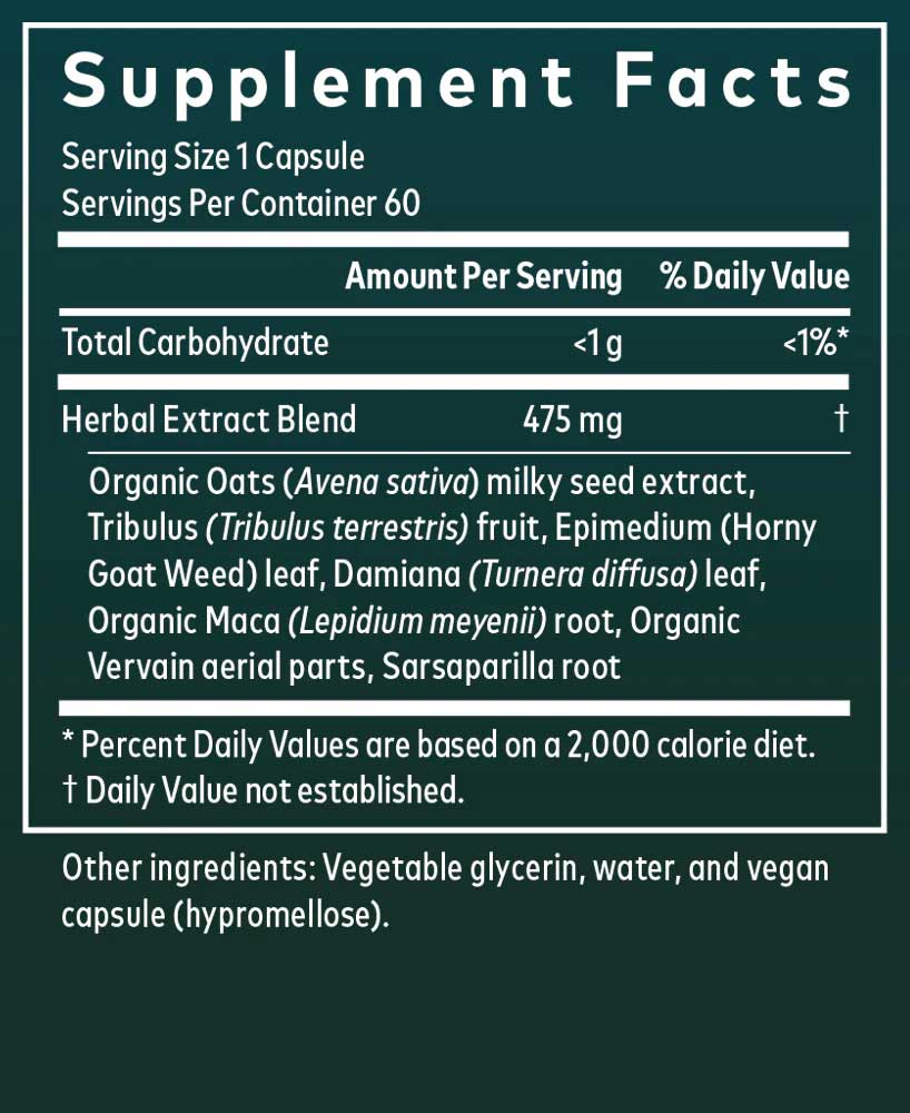 Gaia Herbs Women's Libido Ingredients
