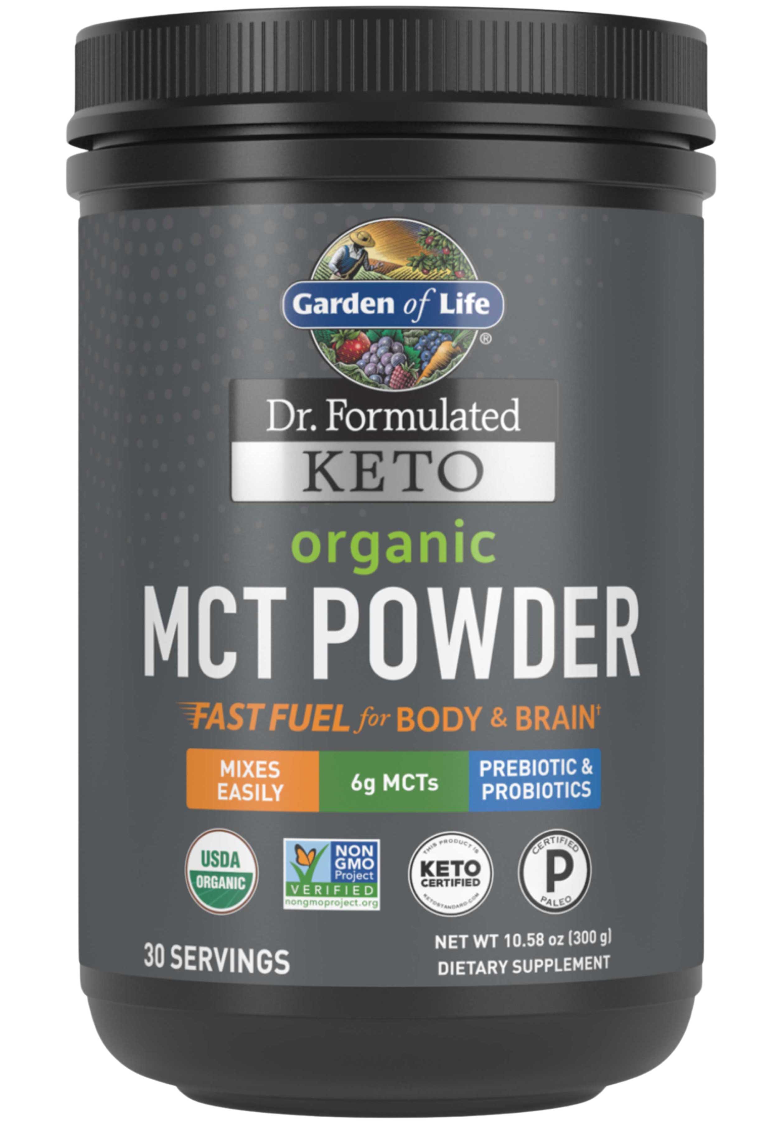 Garden of Life Dr. Formulated Keto Organic MCT Powder