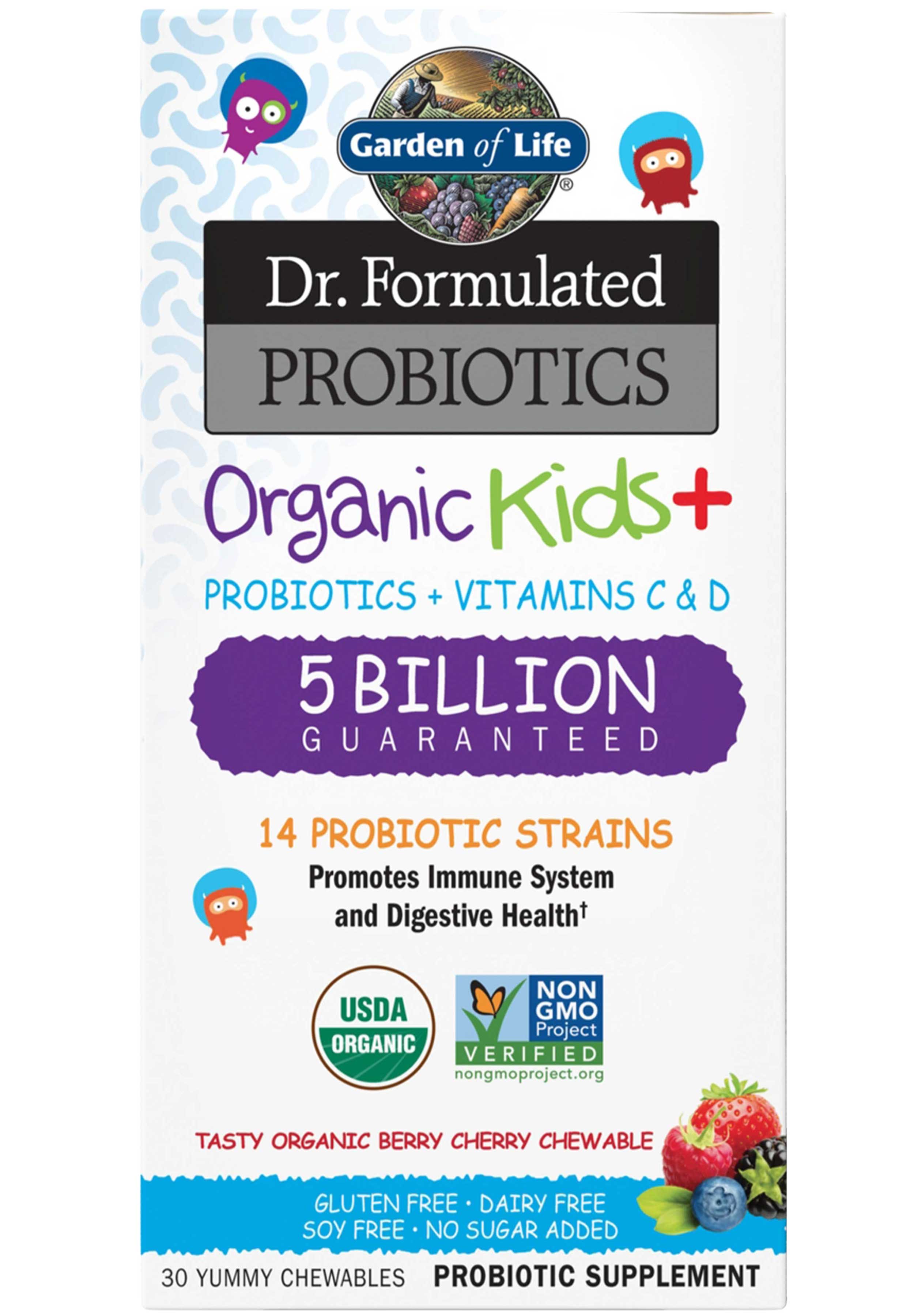 Garden of Life Dr. Formulated Probiotics Organic Kids+