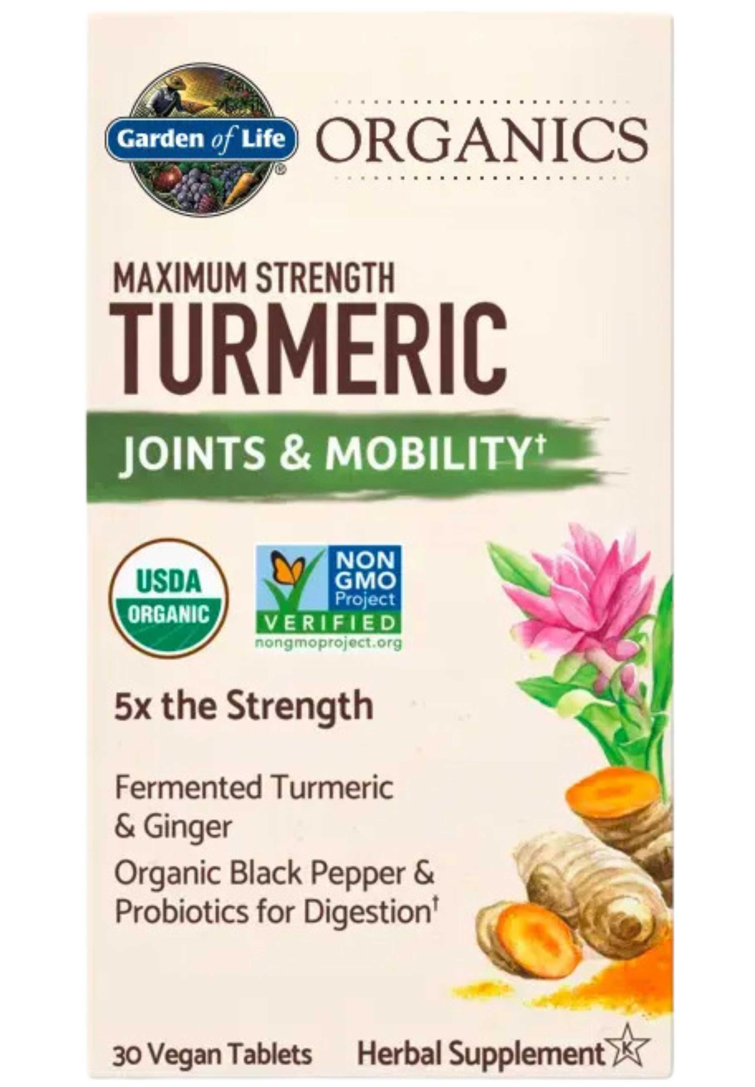 Garden of Life Organics Maximum Strength Turmeric