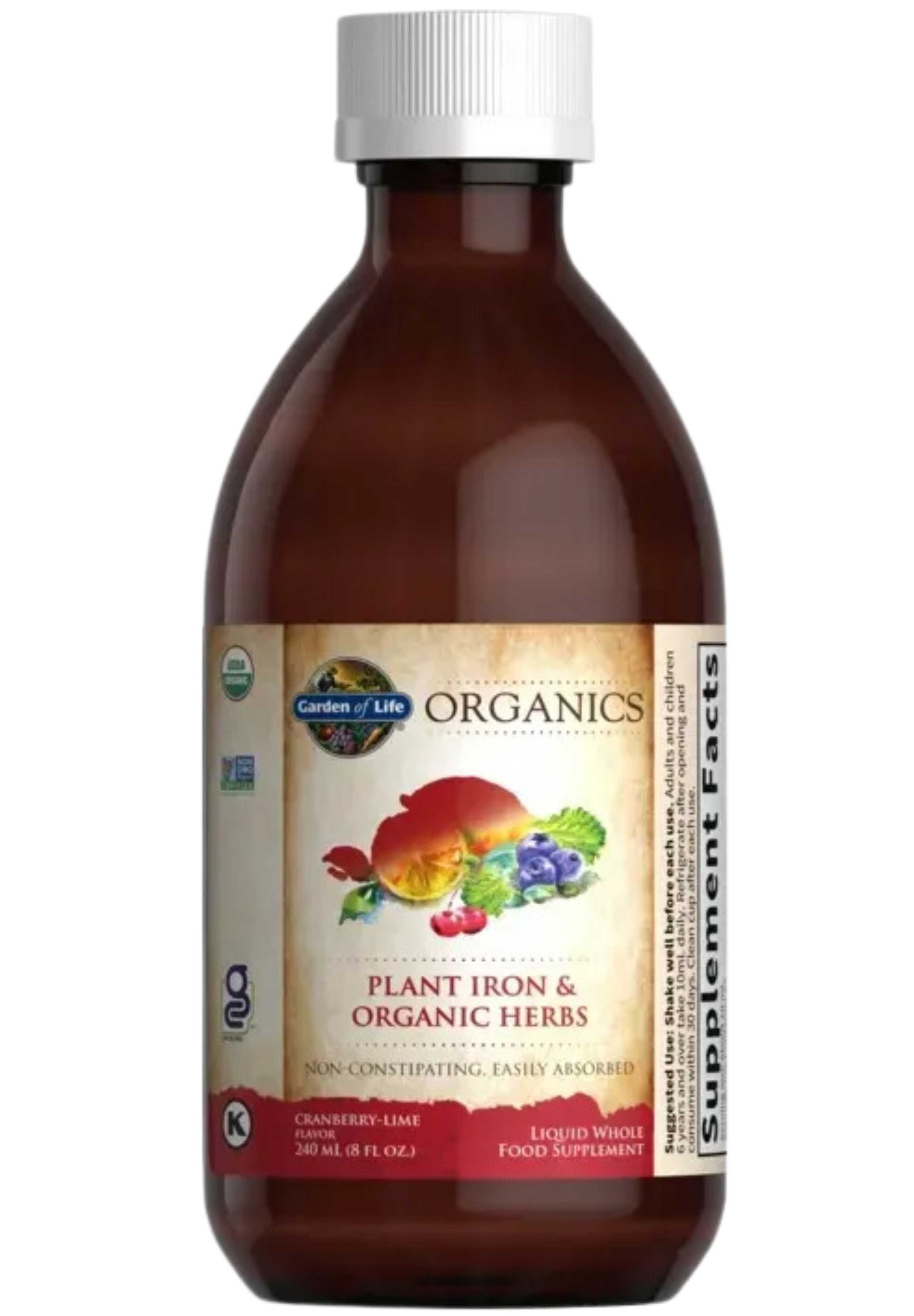 Garden of Life Organics Plant Iron & Organic Herbs