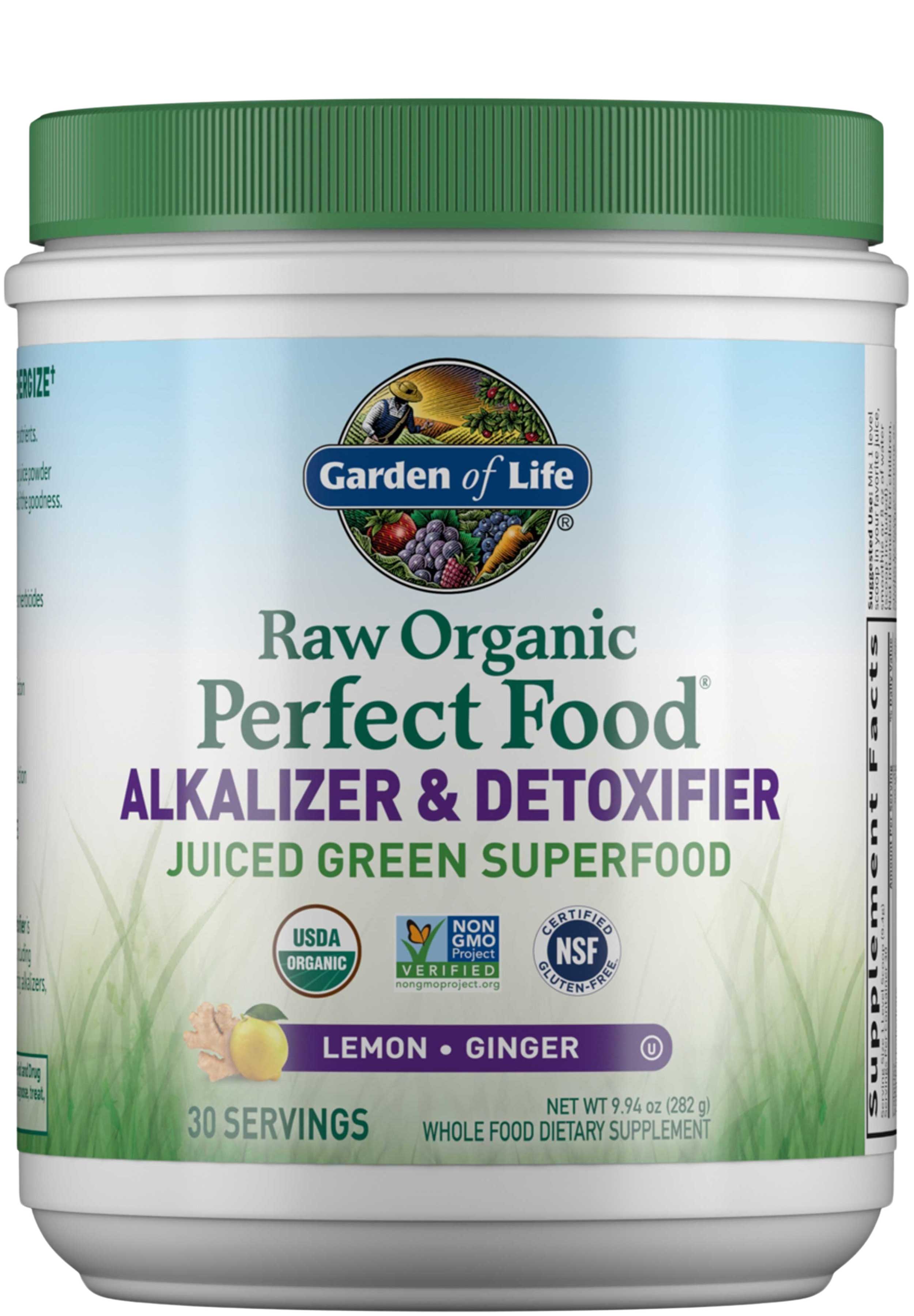 Garden of Life Raw Organic Perfect Food Alkalizer and Detoxifier Powder