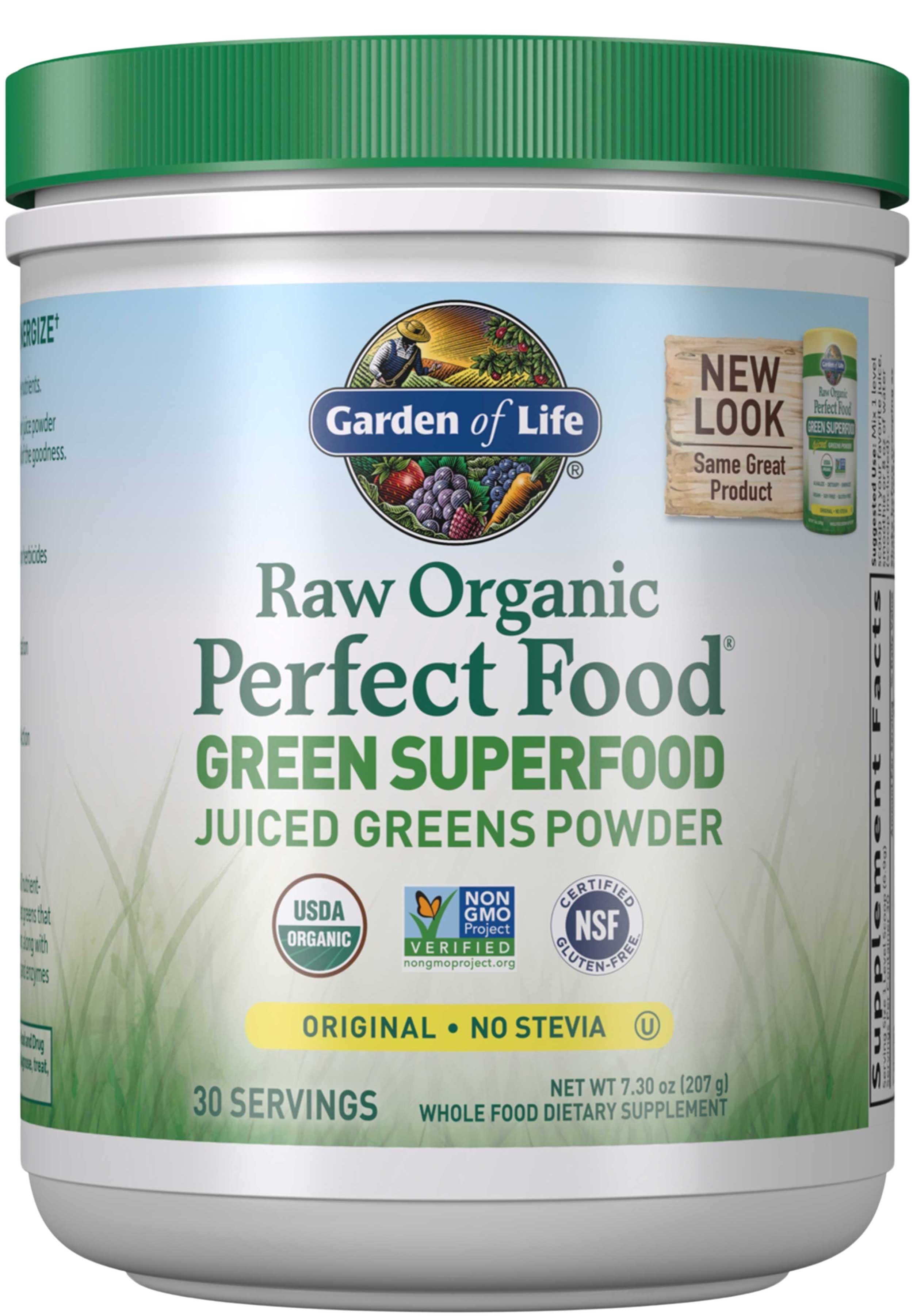 Garden of Life Raw Organic Perfect Food Green Superfood Original Powder
