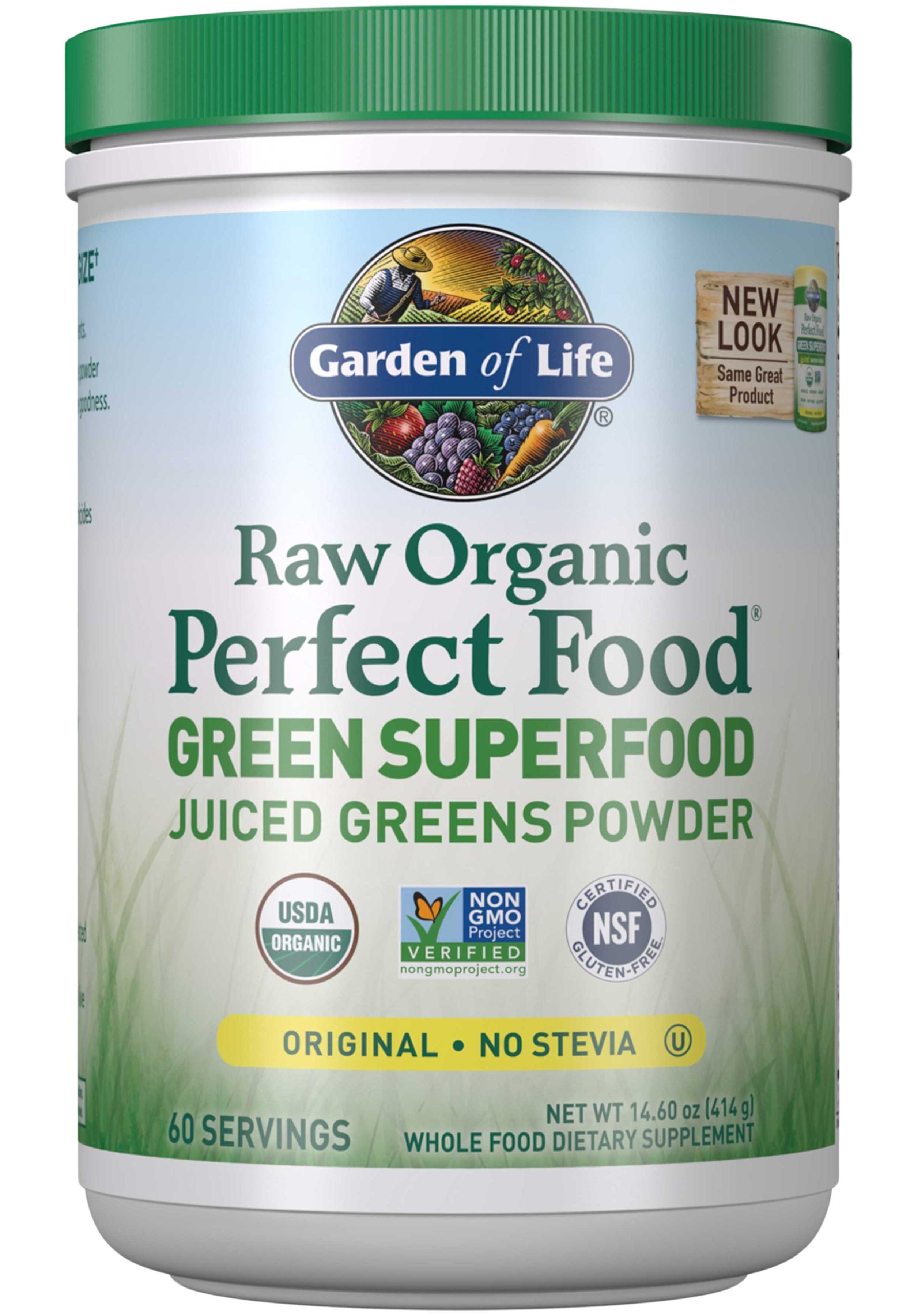 Garden of Life Raw Organic Perfect Food Green Superfood Original Powder