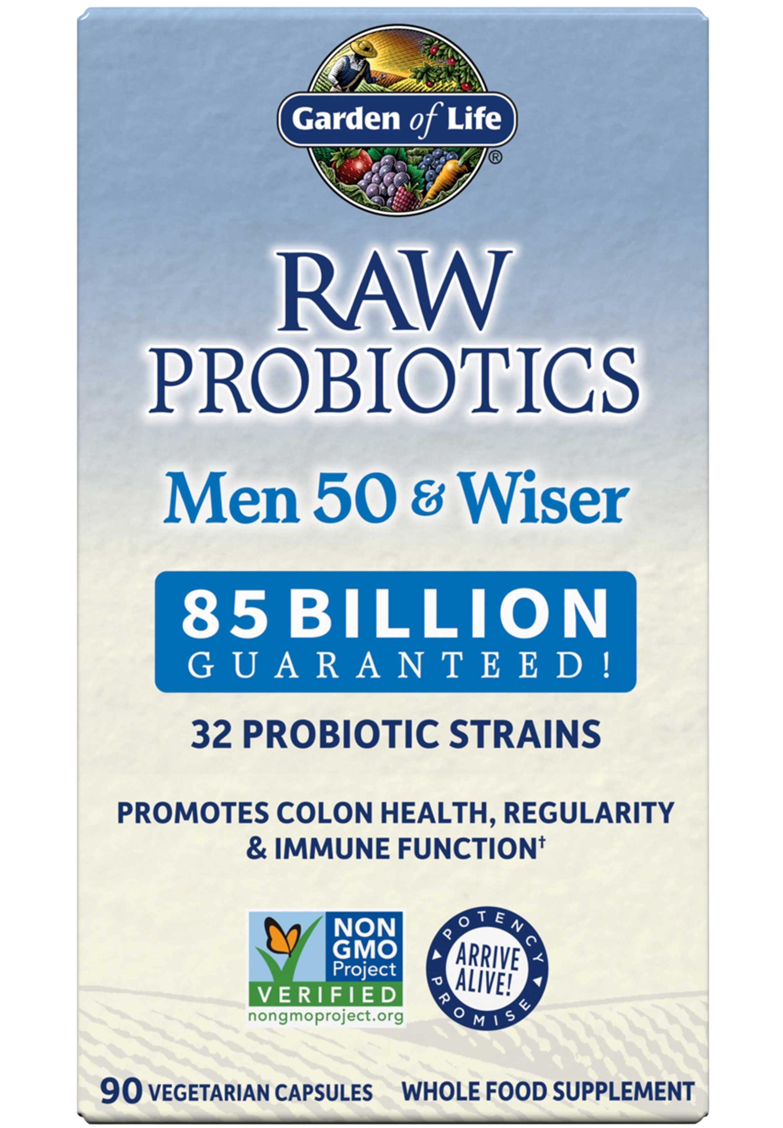 Garden of Life RAW Probiotics Men 50 & Wiser
