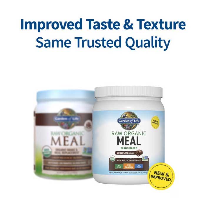 Garden of Life Raw Organic Meal Chocolate Cacao Powder New Look