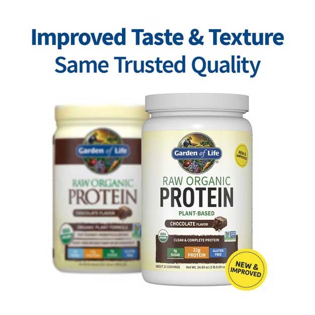 Garden of Life Raw Organic Protein New Look