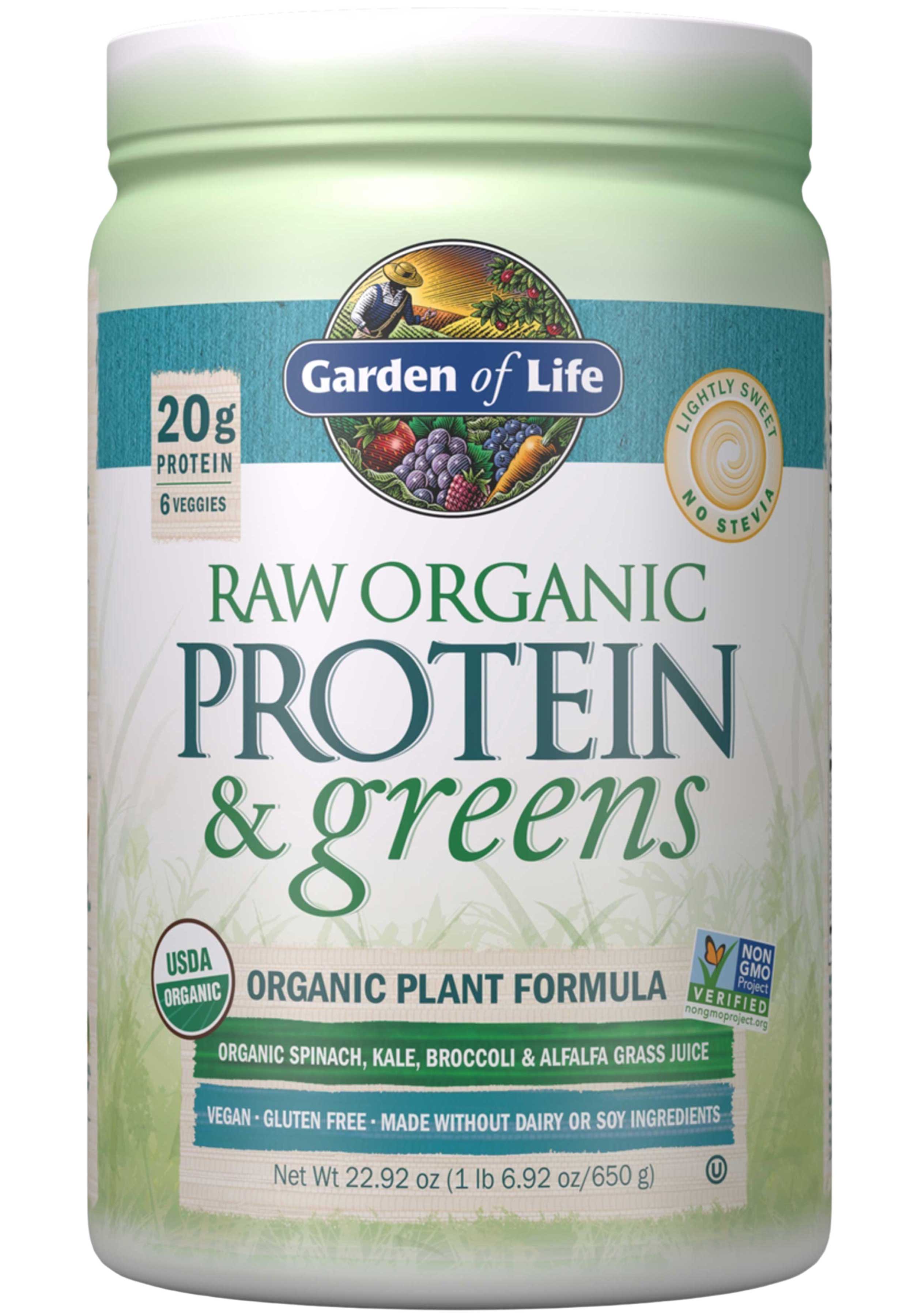 Garden of Life Raw Organic Protein and Greens Powder