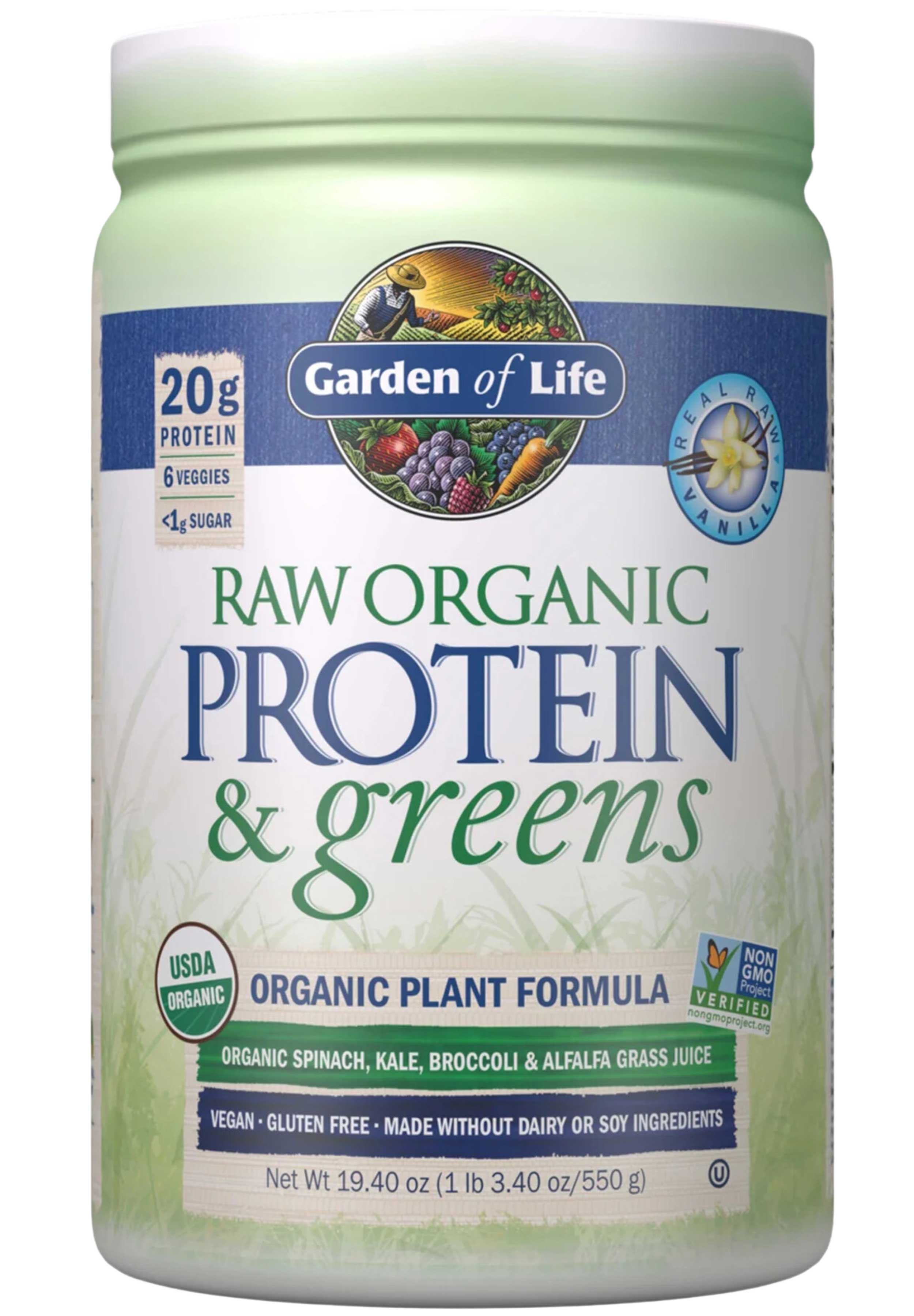 Garden of Life Raw Organic Protein and Greens Powder
