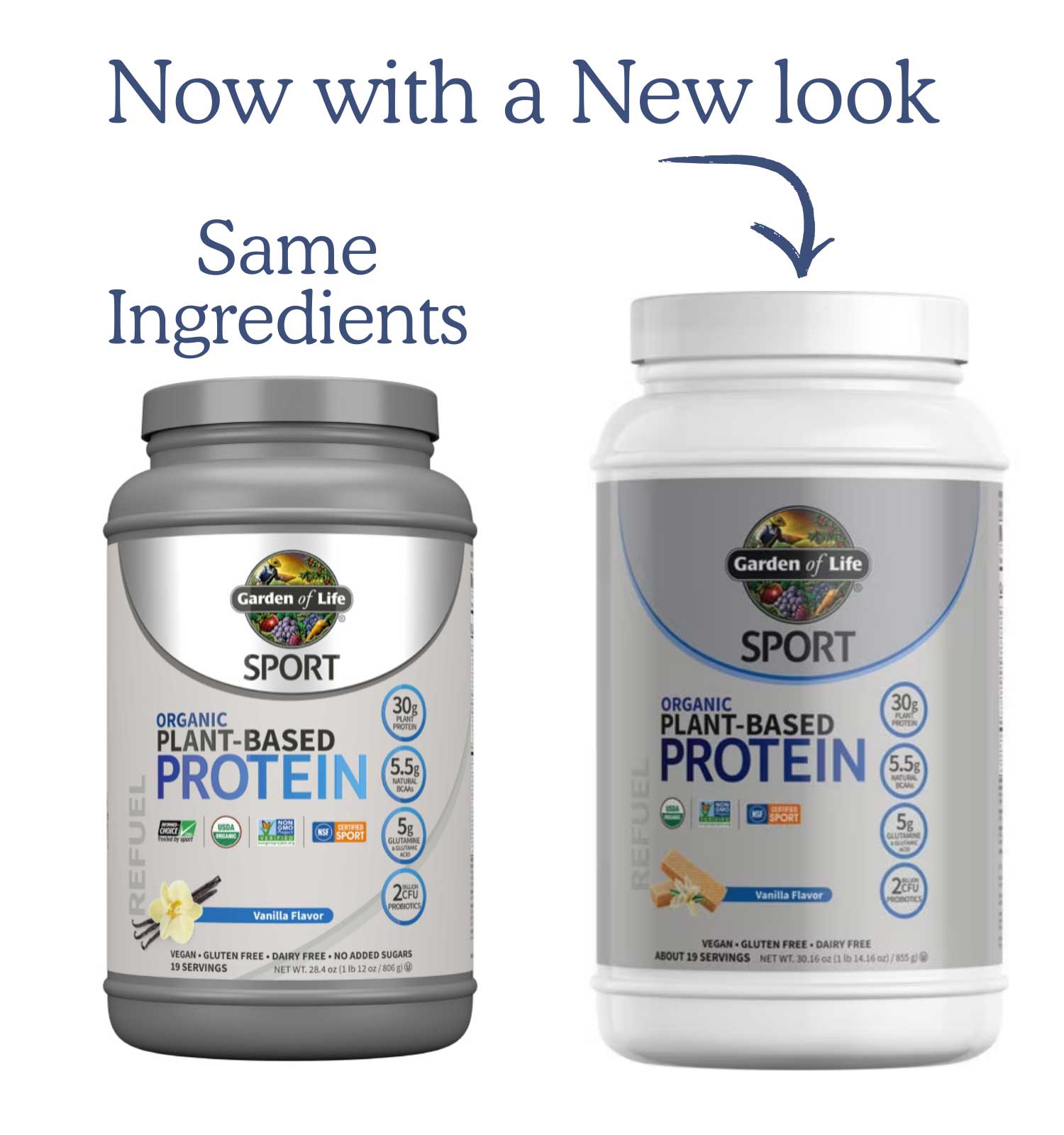 Garden of Life SPORT Organic Plant-Based Protein Vanilla New Look