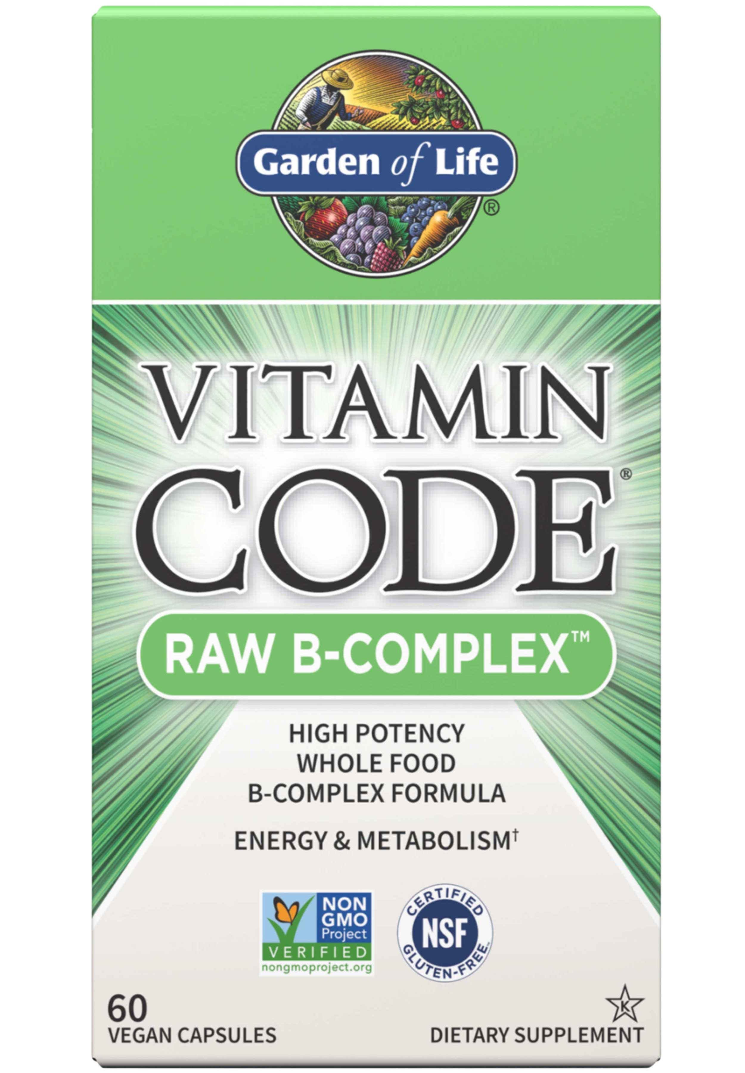 Garden of Life Vitamin Code RAW B-Complex