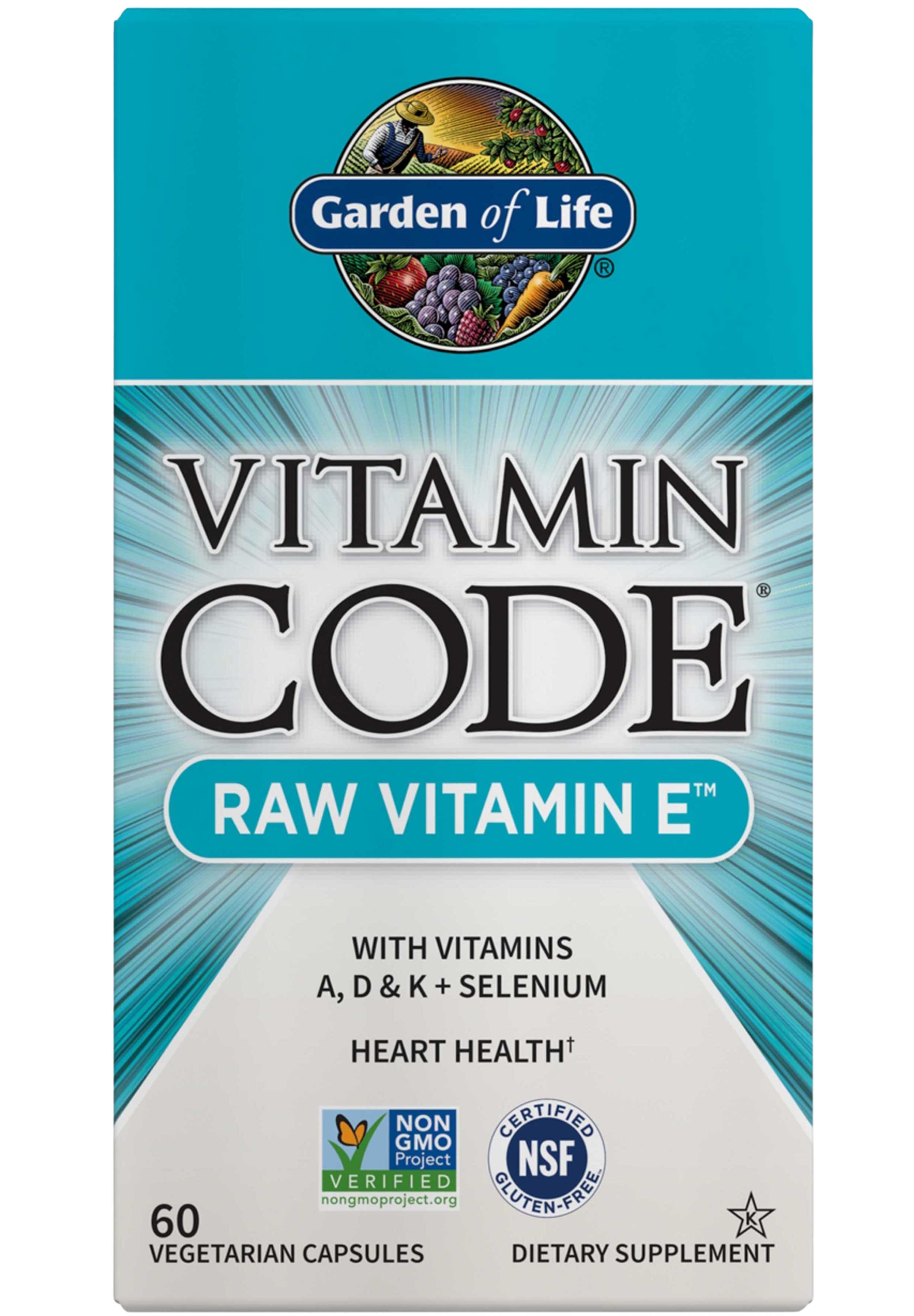Garden of Life Vitamin Code RAW Vitamin E