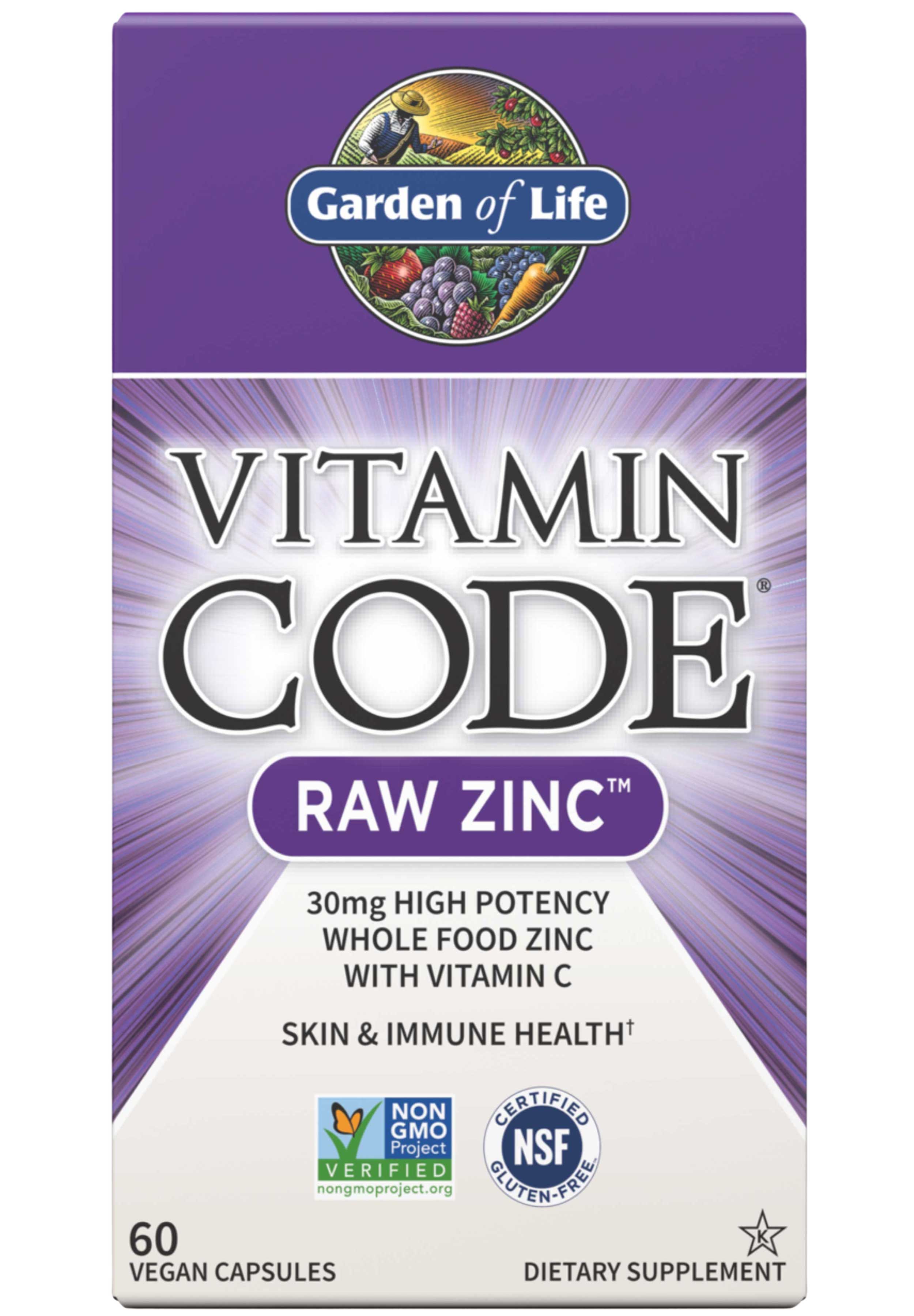 Garden of Life Vitamin Code RAW Zinc