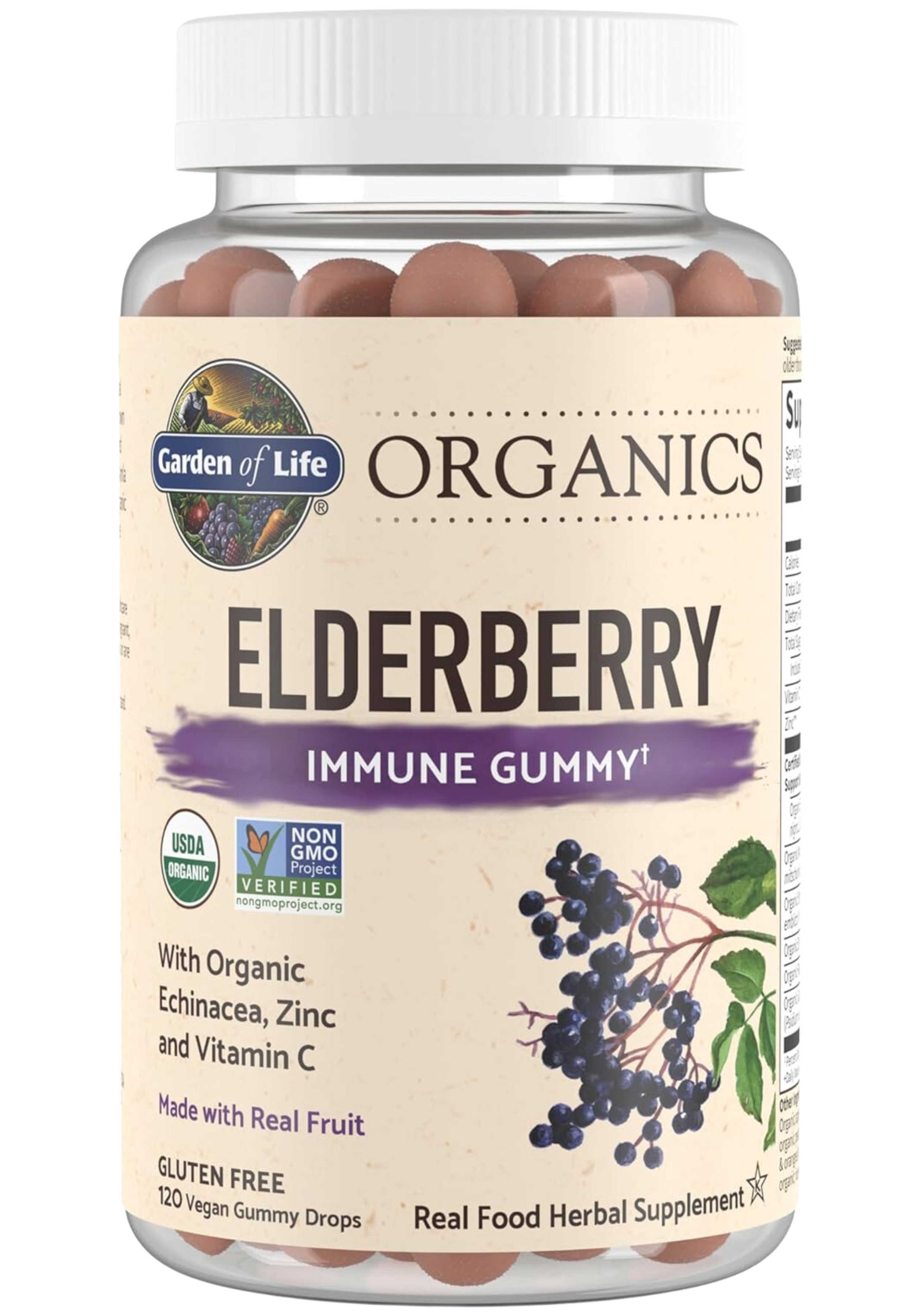 Garden of Life mykind Organics Elderberry Immune Gummy