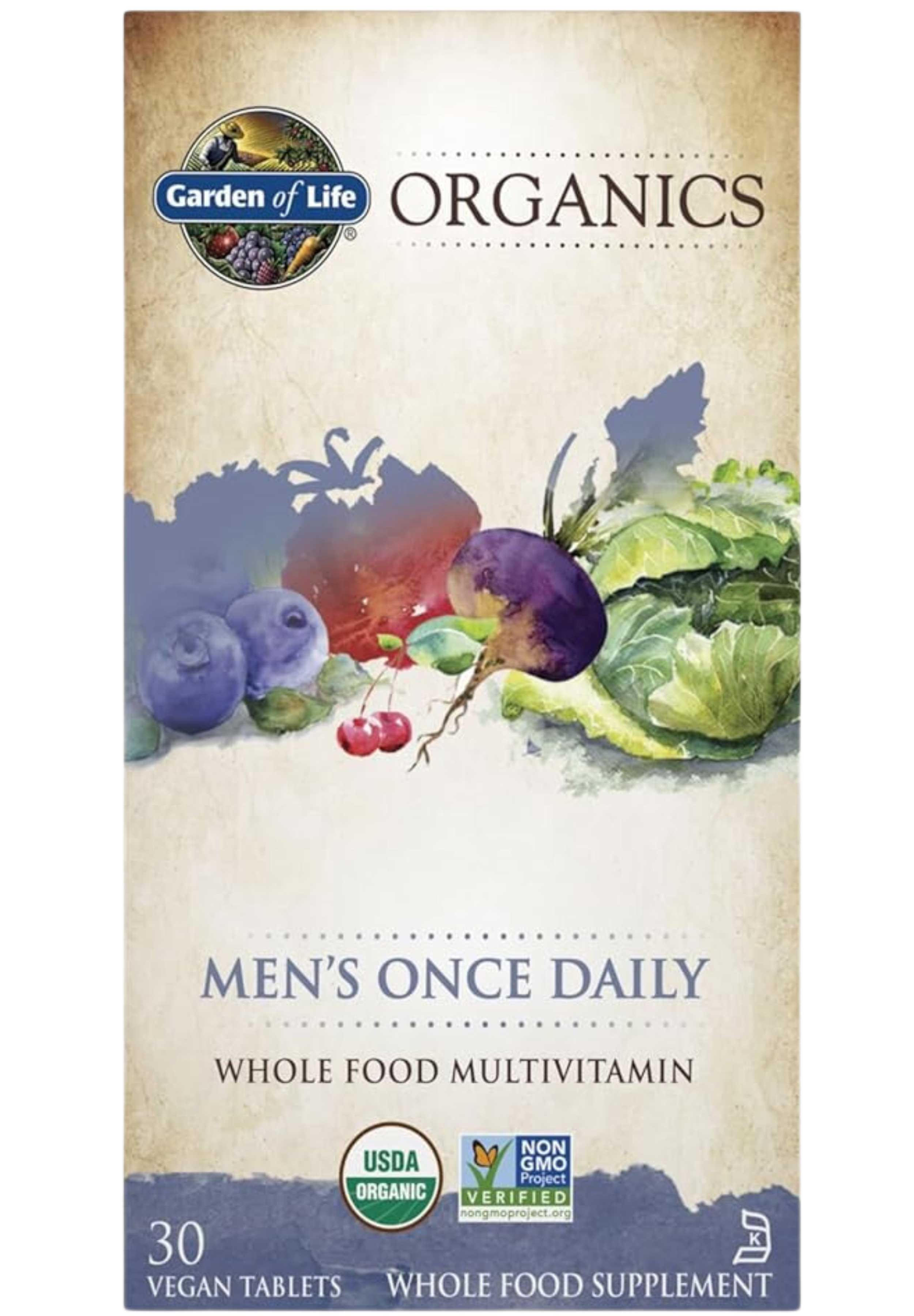Garden of Life mykind Organics Men's Once Daily Multivitamin