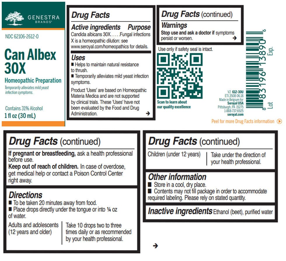 Genestra Brands Can Albex Label