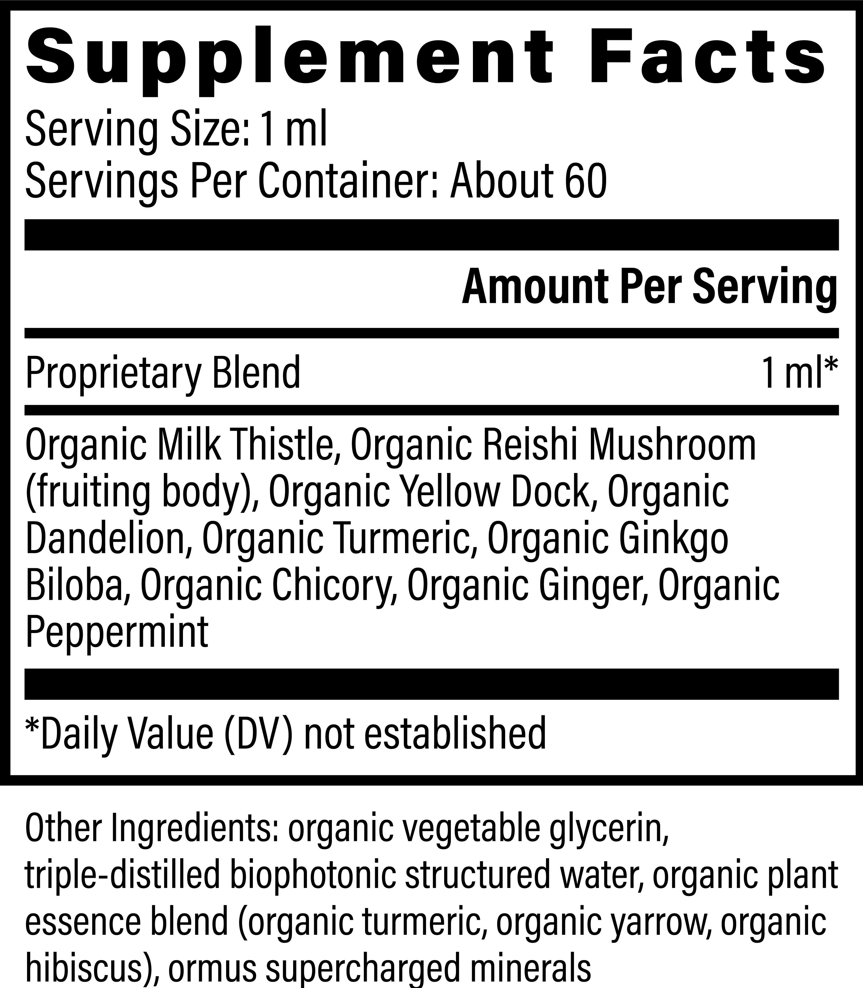 Global Healing Liver Health Ingredients