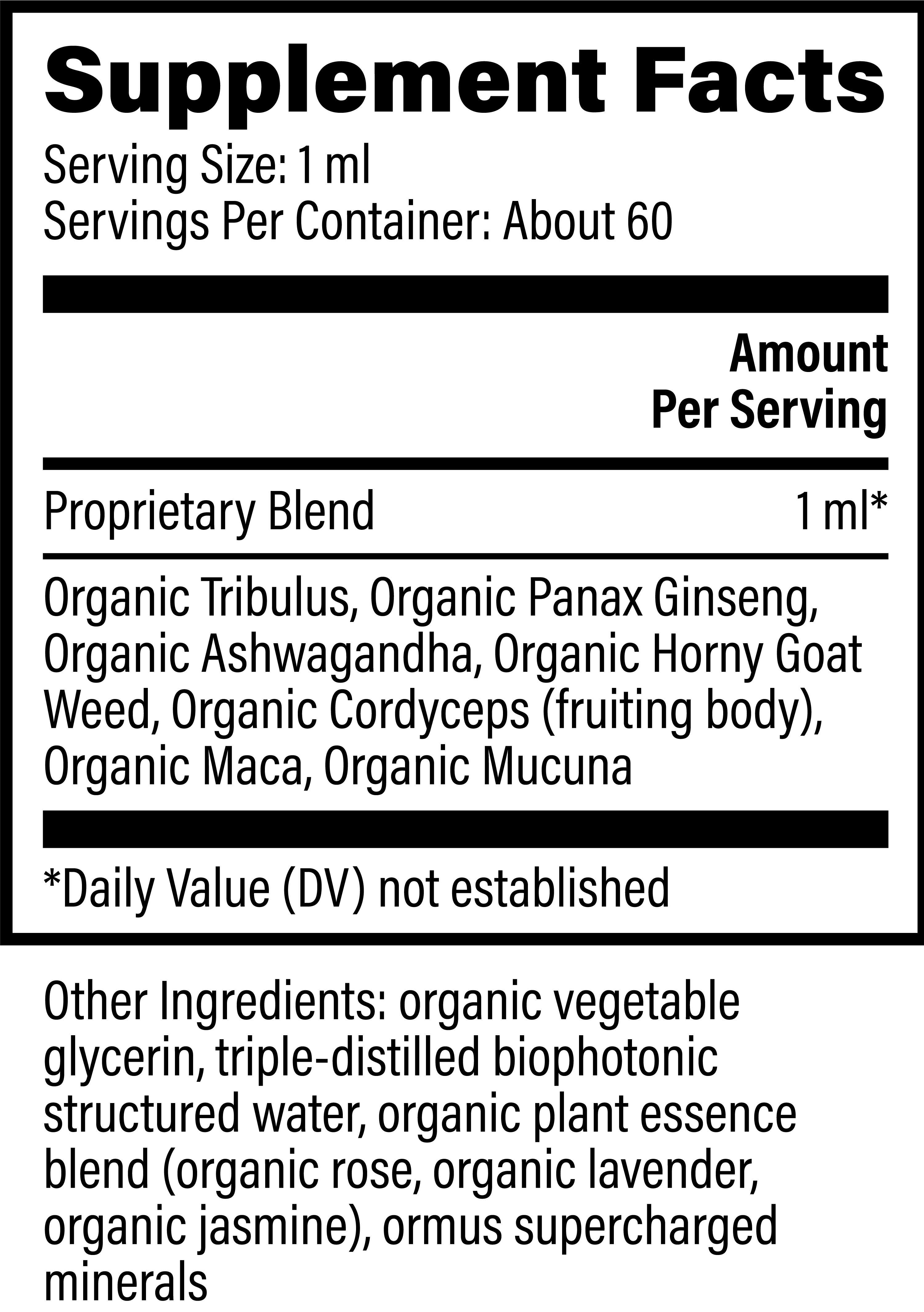 Global Healing Men's Hormone Support Ingredients