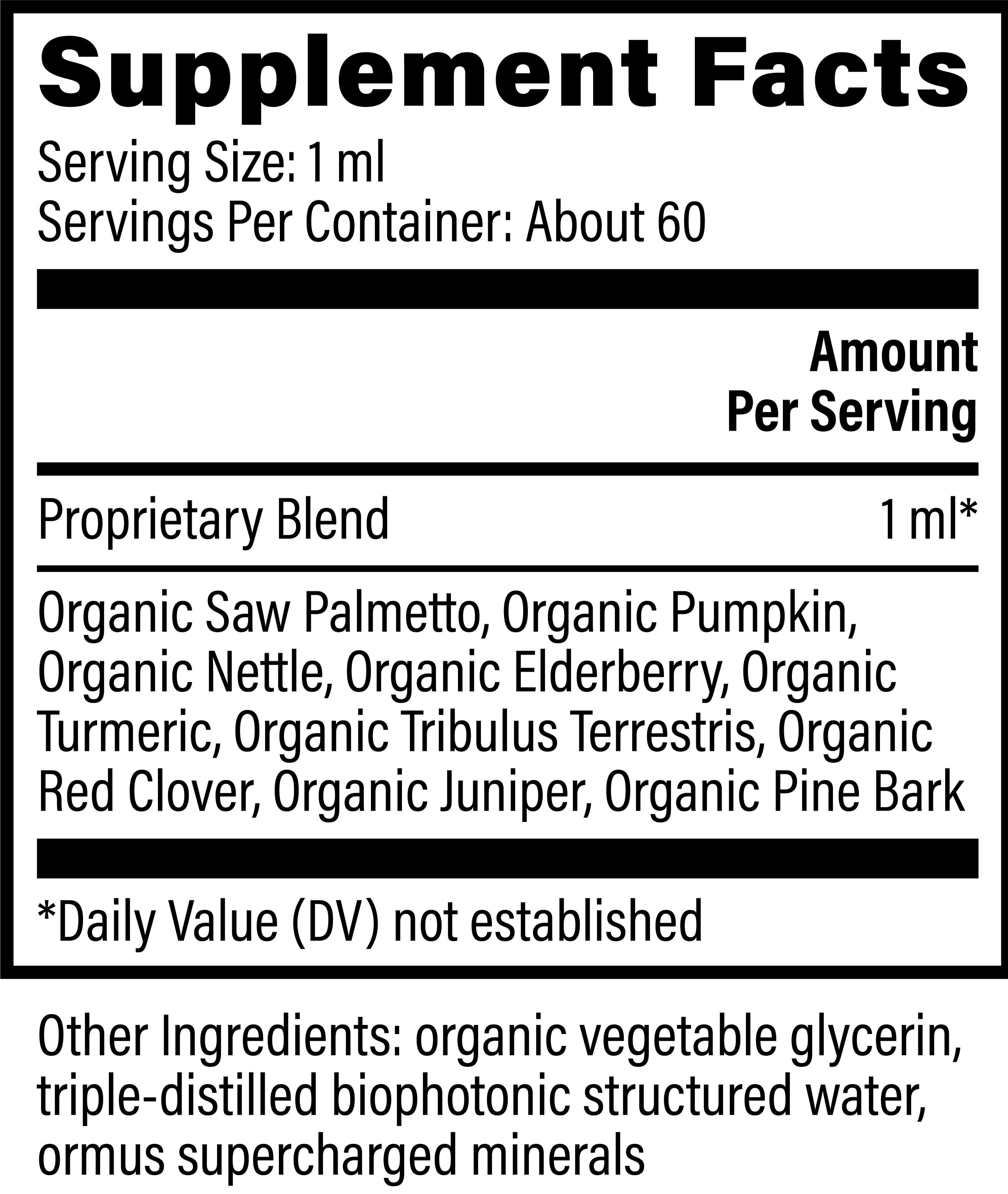 Global Healing Prostate Health Ingredients