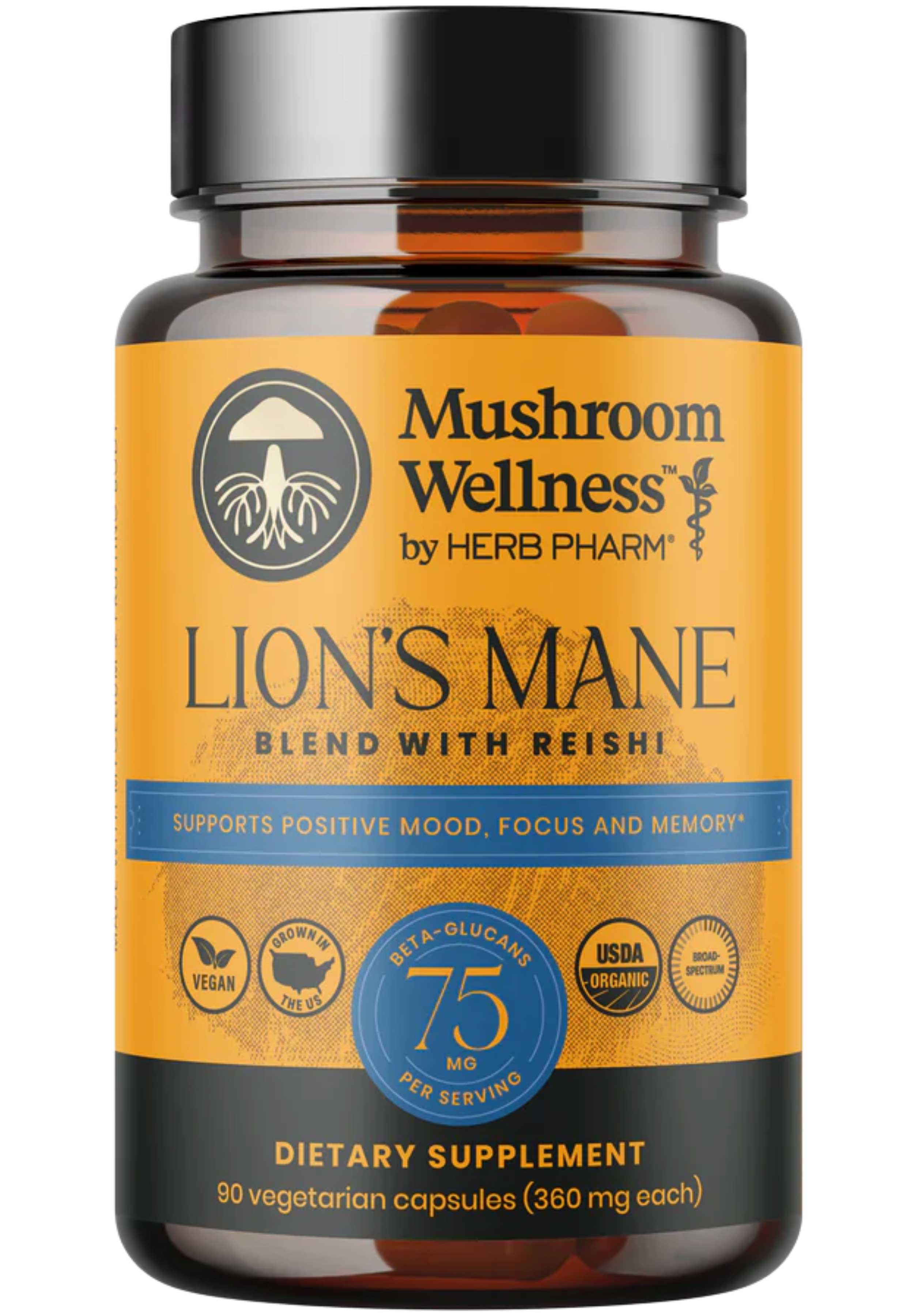 Herb Pharm Lion's Mane Blend with Reishi