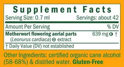 Herb Pharm Motherwort Ingredients