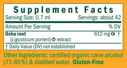 Herb Pharm OSHA Ingredients