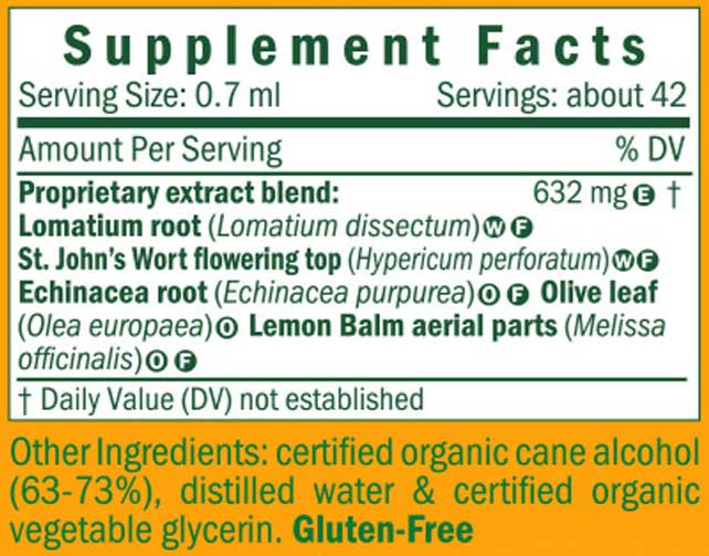 Herb Pharm Vi-Be-Gone (Formerly Virattack) Ingredients