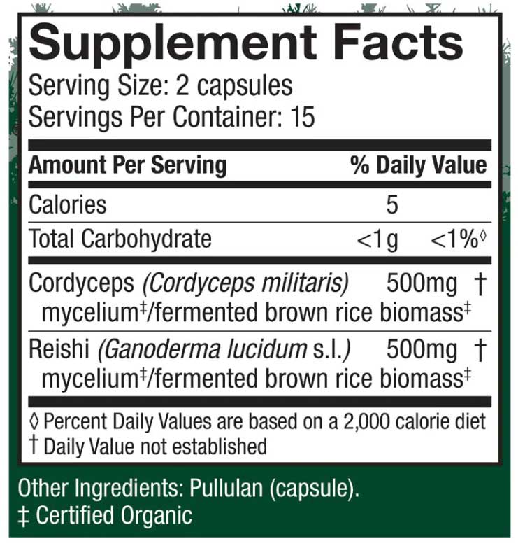 Host Defense CordyChi Capsules Ingredients