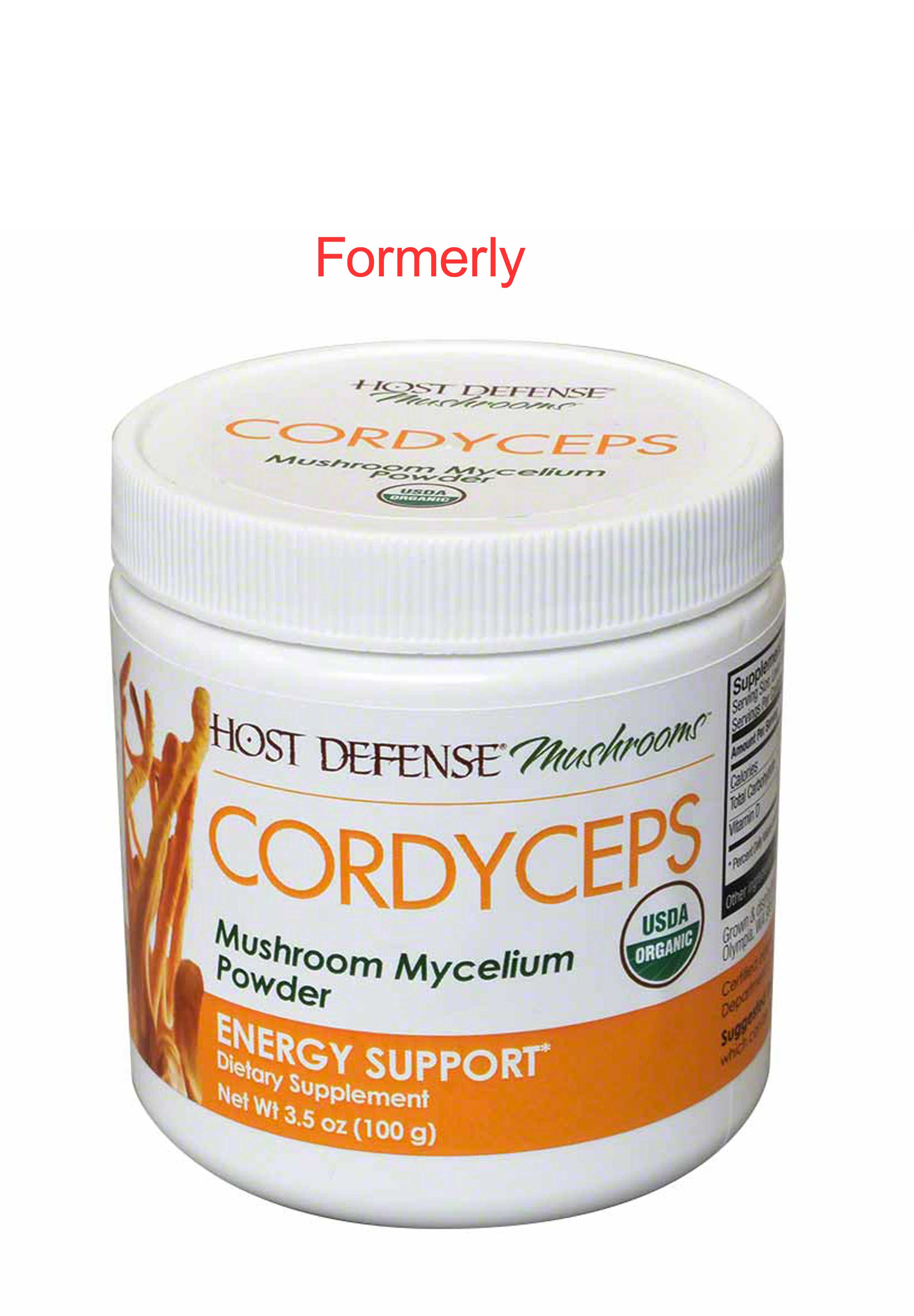 Host Defense Cordyceps Mushroom Mycelium Formerly