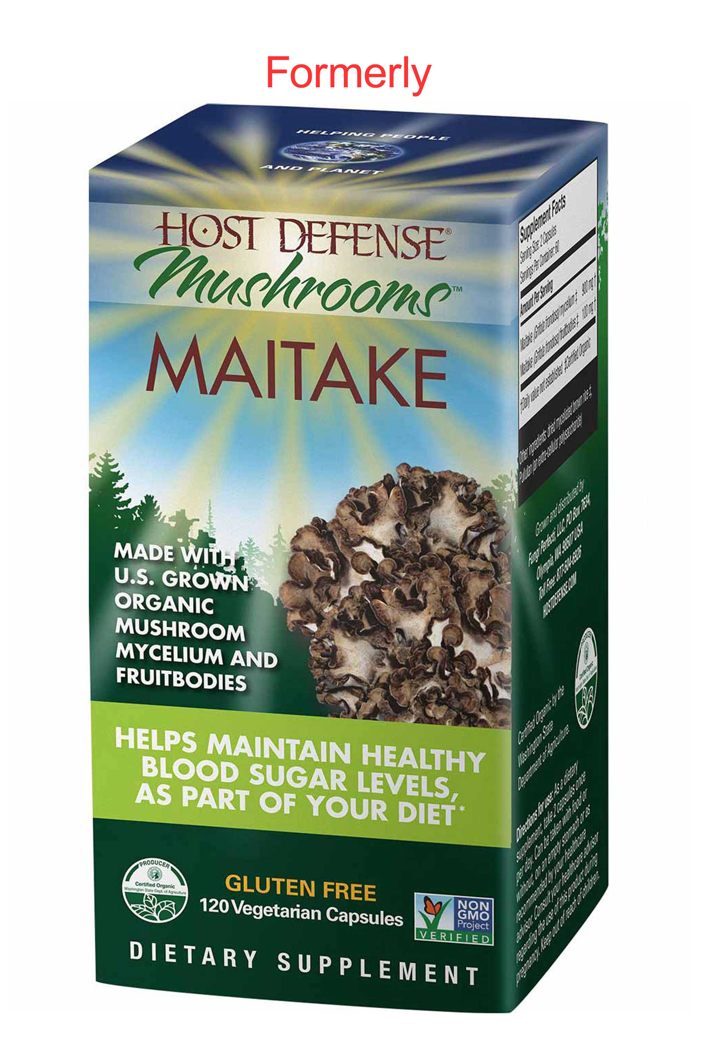 Host Defense Maitake Capsules Formerly