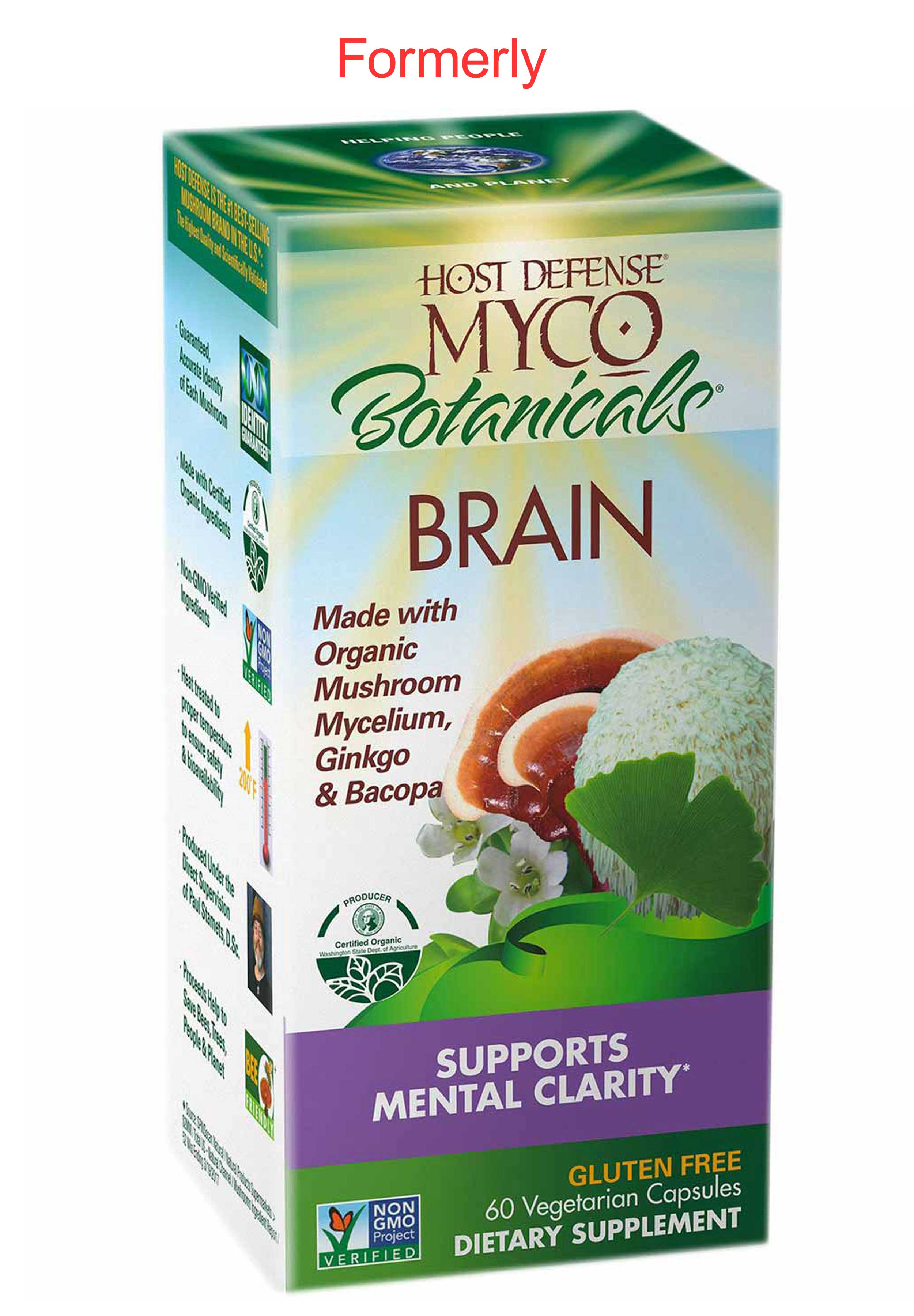 Host Defense MycoBotanicals Brain Formerly