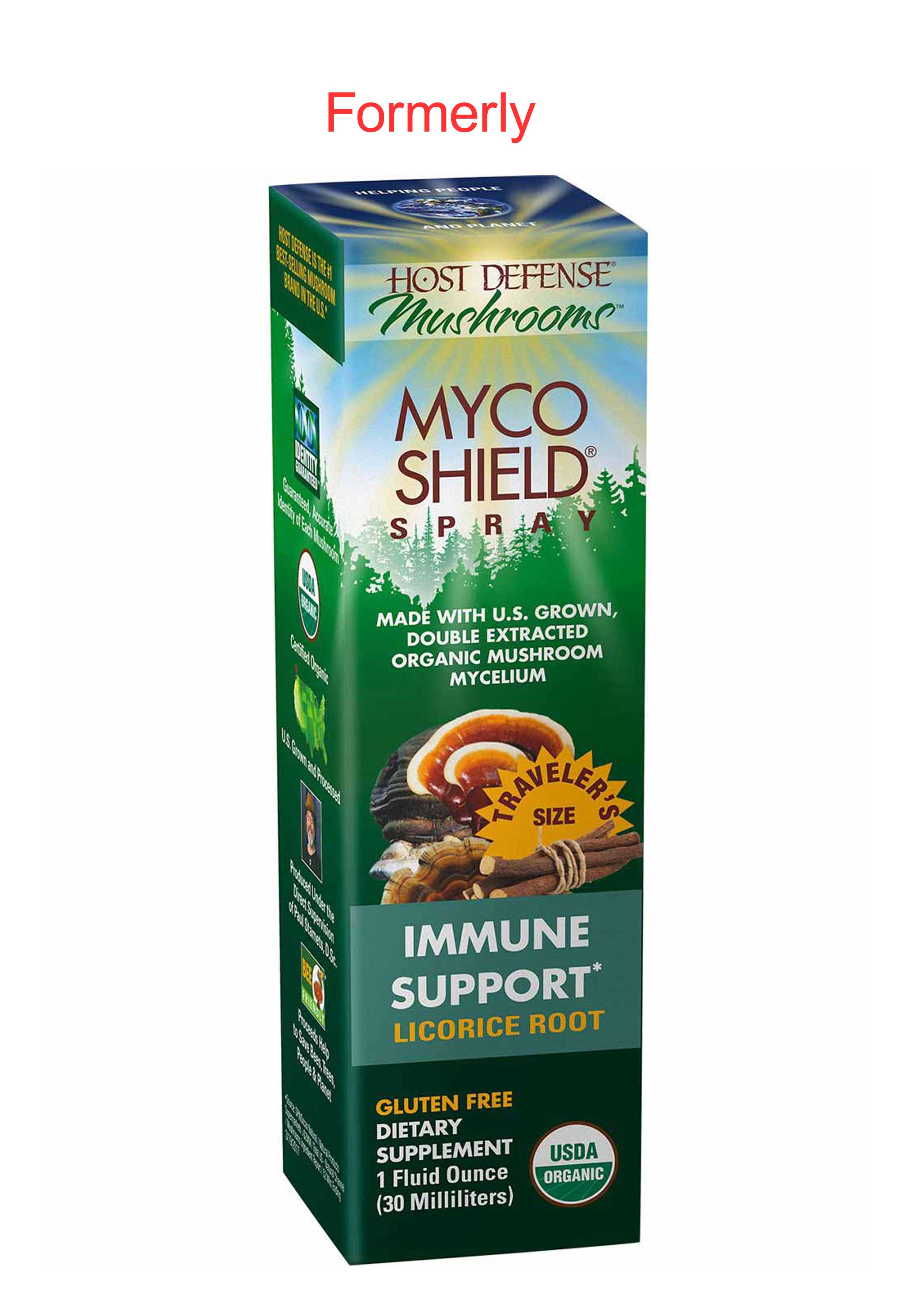 Host Defense MycoShield Spray Licorice Root Formerly