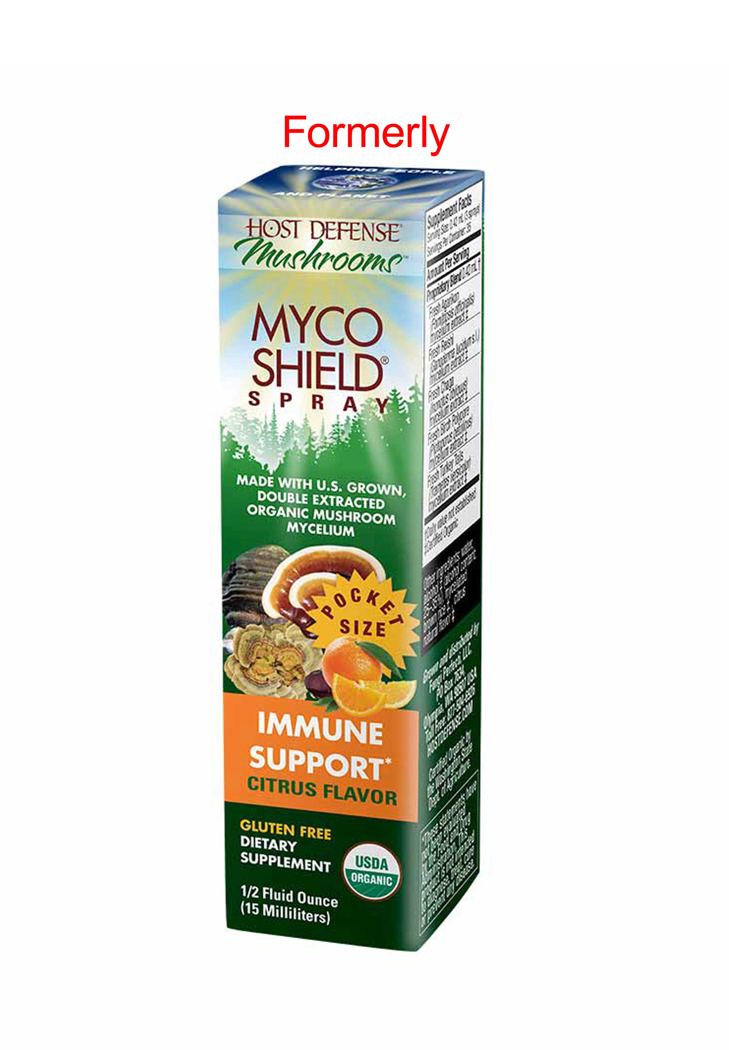 Host Defense MycoShield® Spray Citrus Formerly