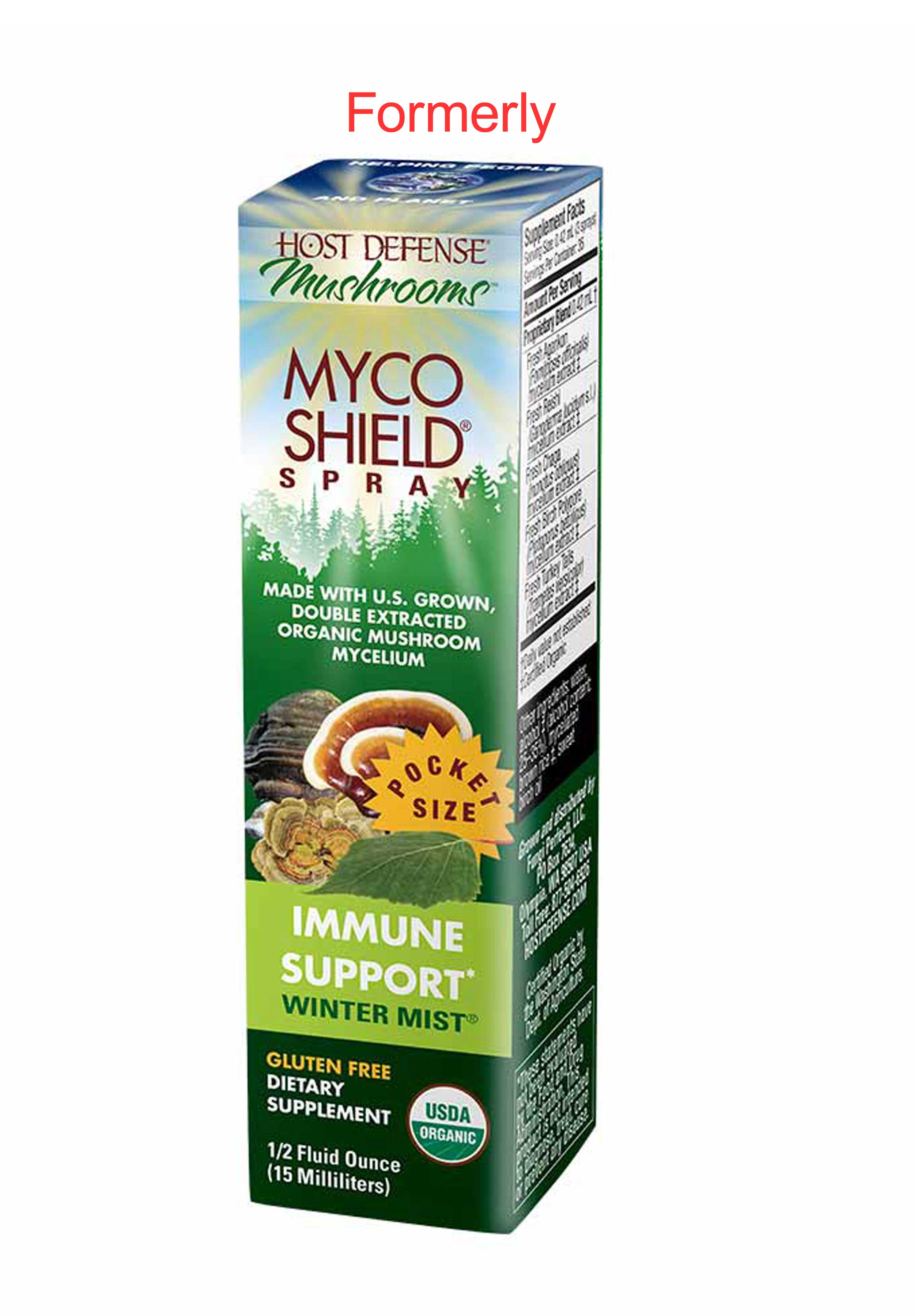 Host Defense MycoShield Spray Winter Mist Formerly