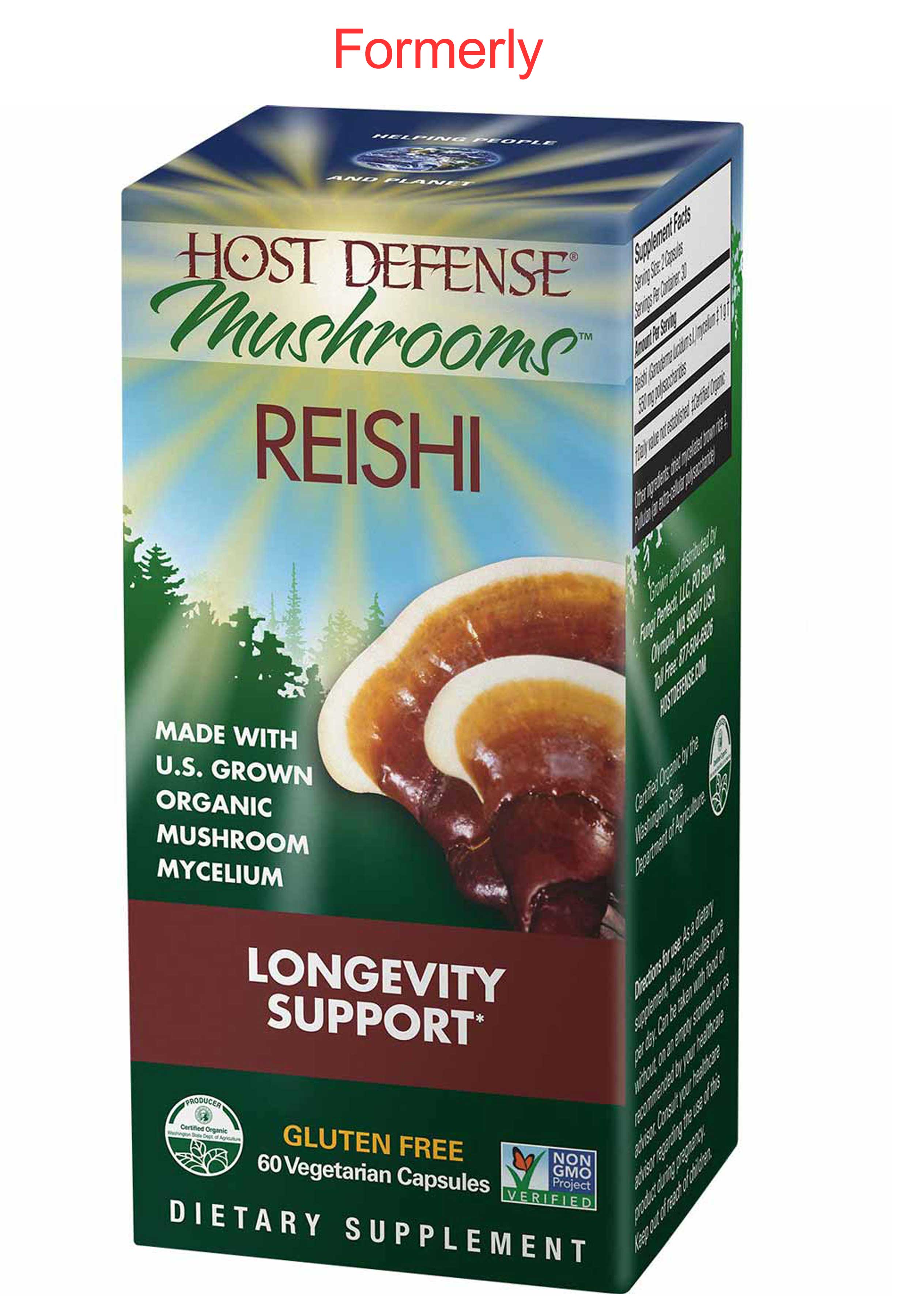 Host Defense Reishi Capsules Formerly