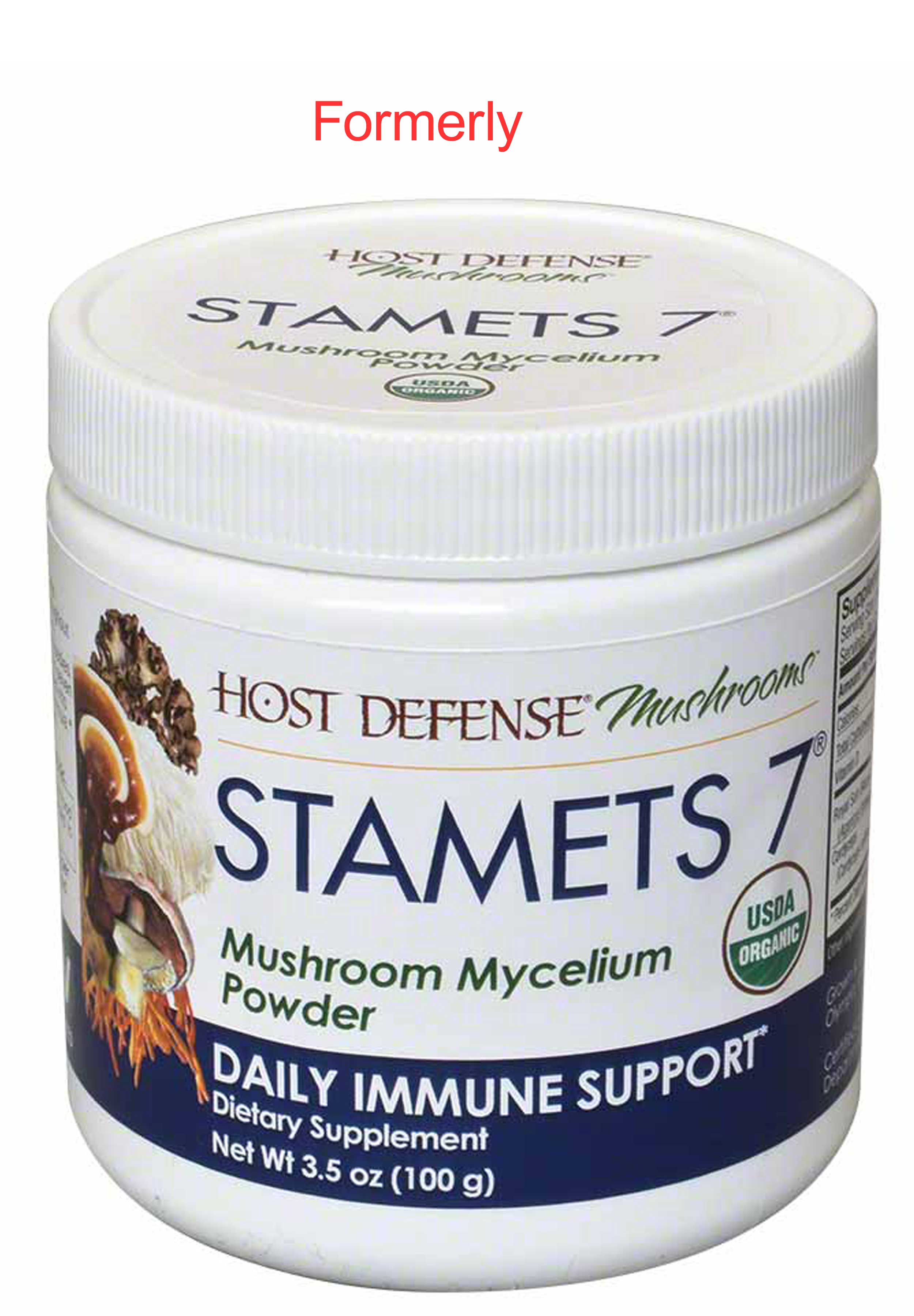 Host Defense Stamets 7 Mushroom Mycelium Powder Formerly