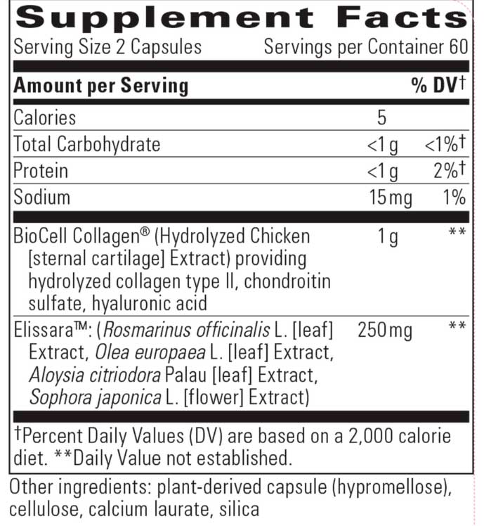 Integrative Therapeutics Collagen Advantage Ingredients