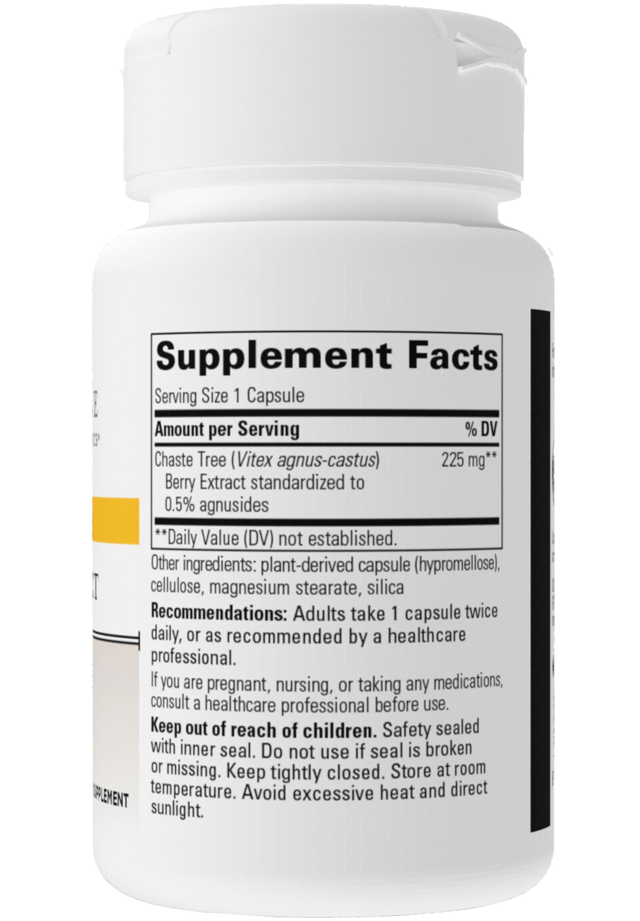 Integrative Therapeutics Vitex Extract Ingredients