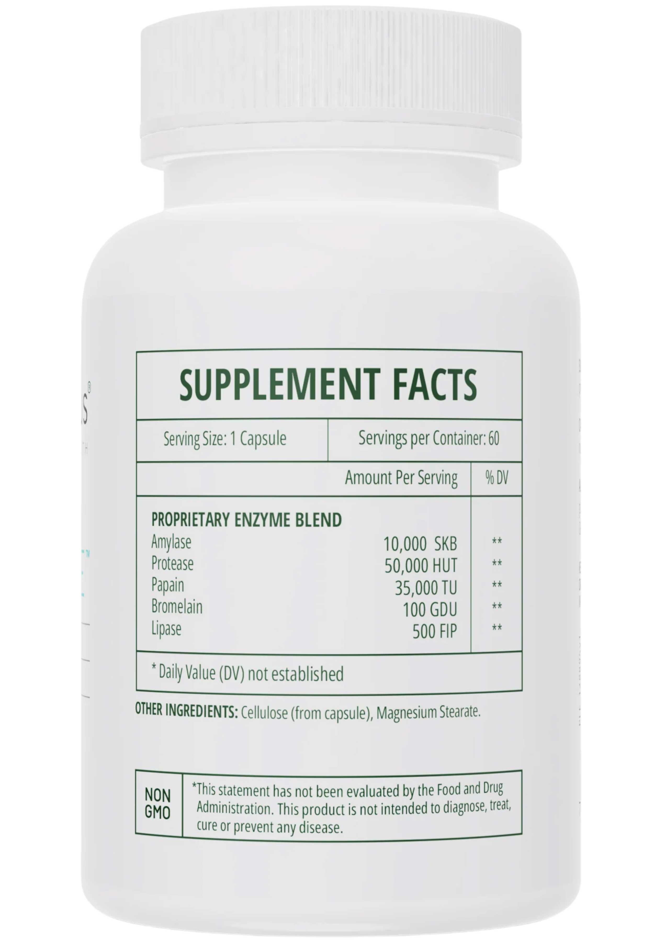 InterPlexus Mega-Polyzyme Ingredients