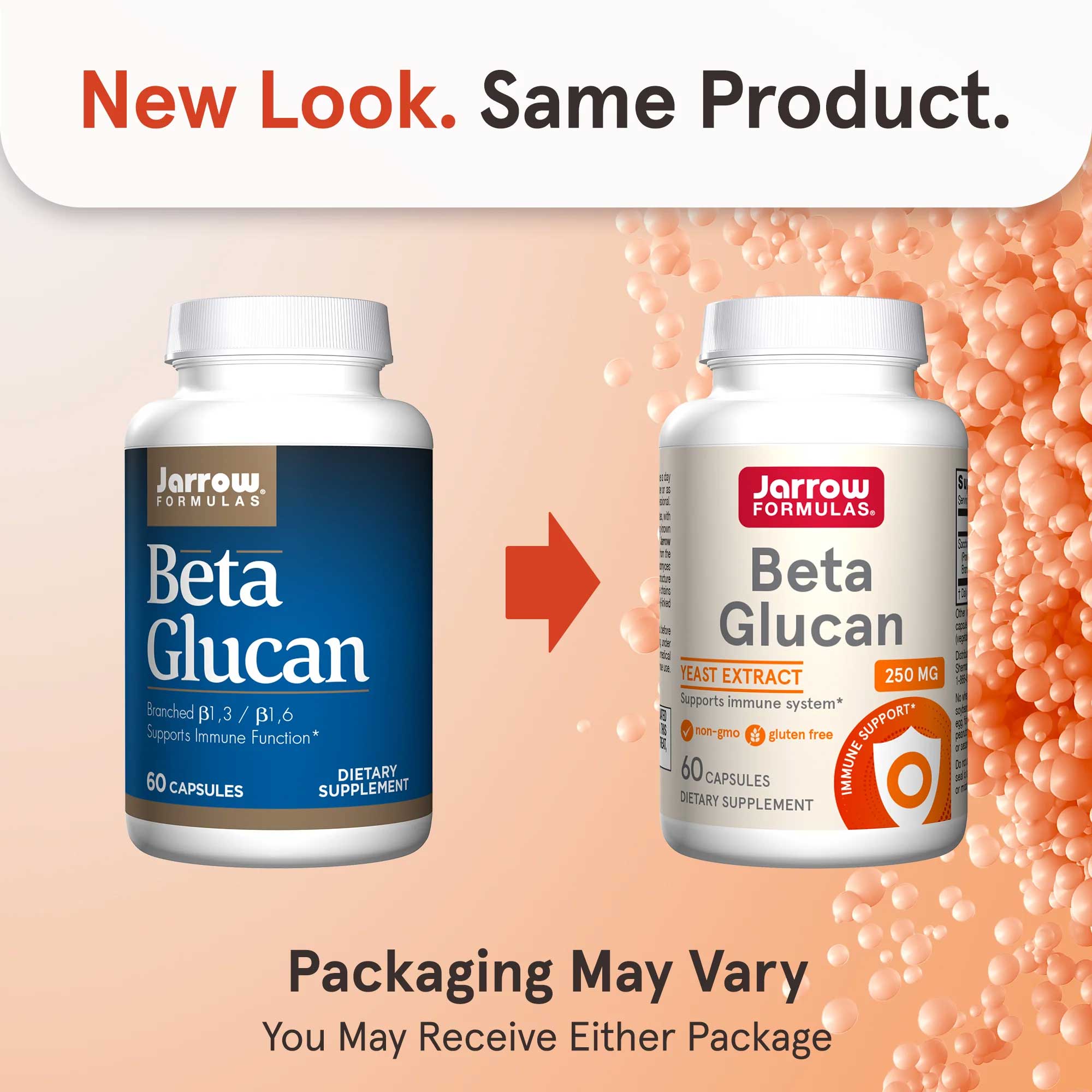 Jarrow Formulas Beta Glucan 250 mg New Look