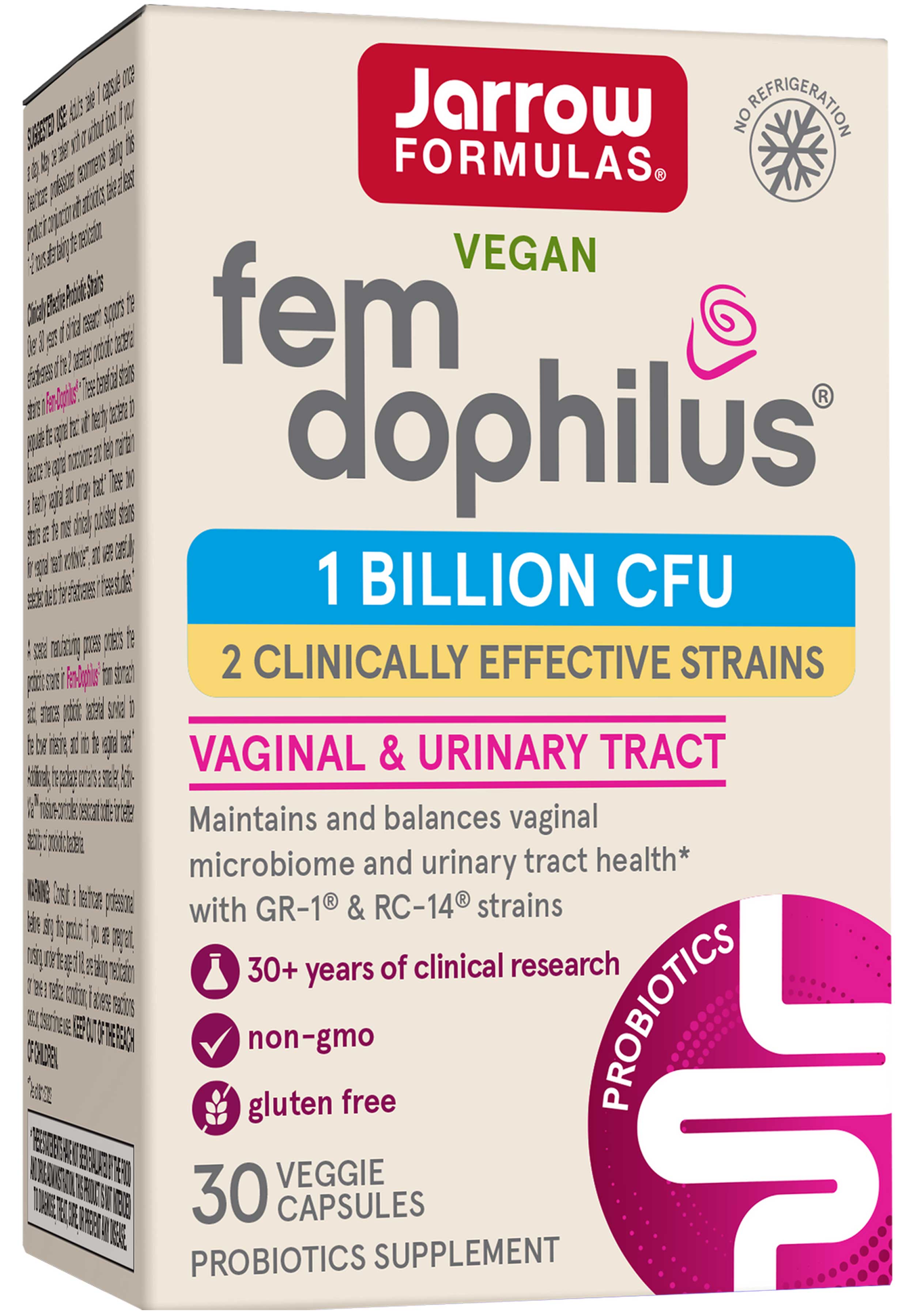 Jarrow Formulas Fem-Dophilus 1 Billion CFU
