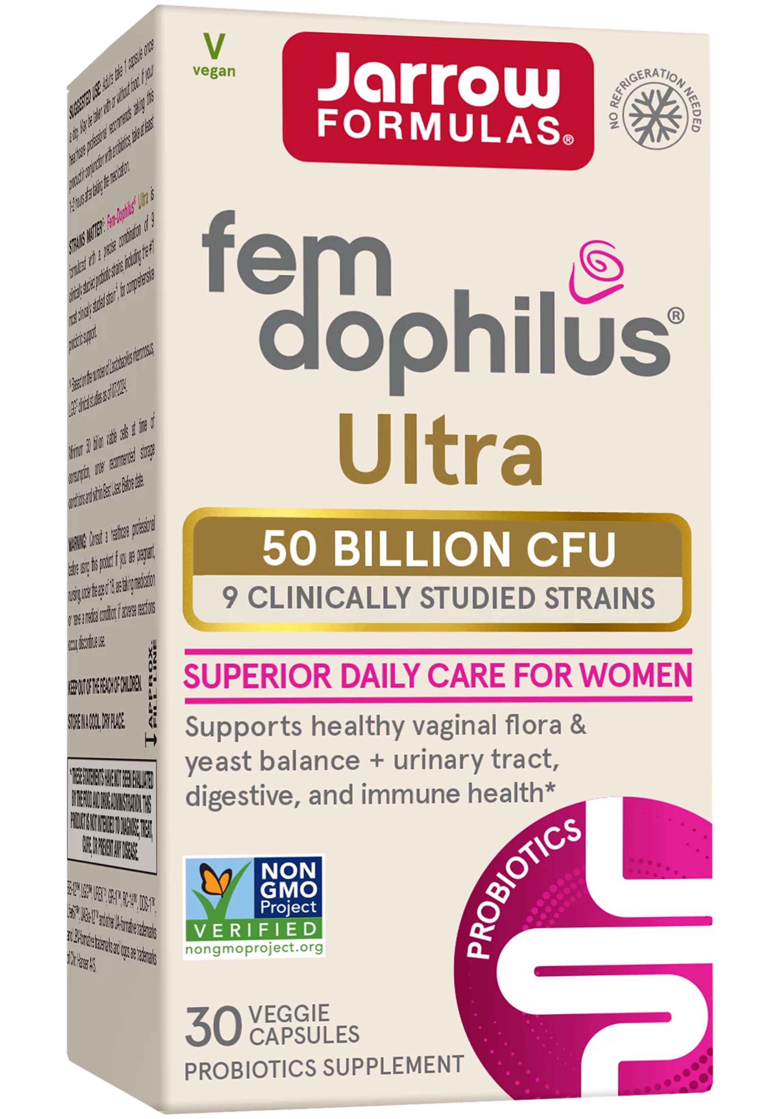 Jarrow Formulas Fem-Dophilus Ultra 50 Billion CFU